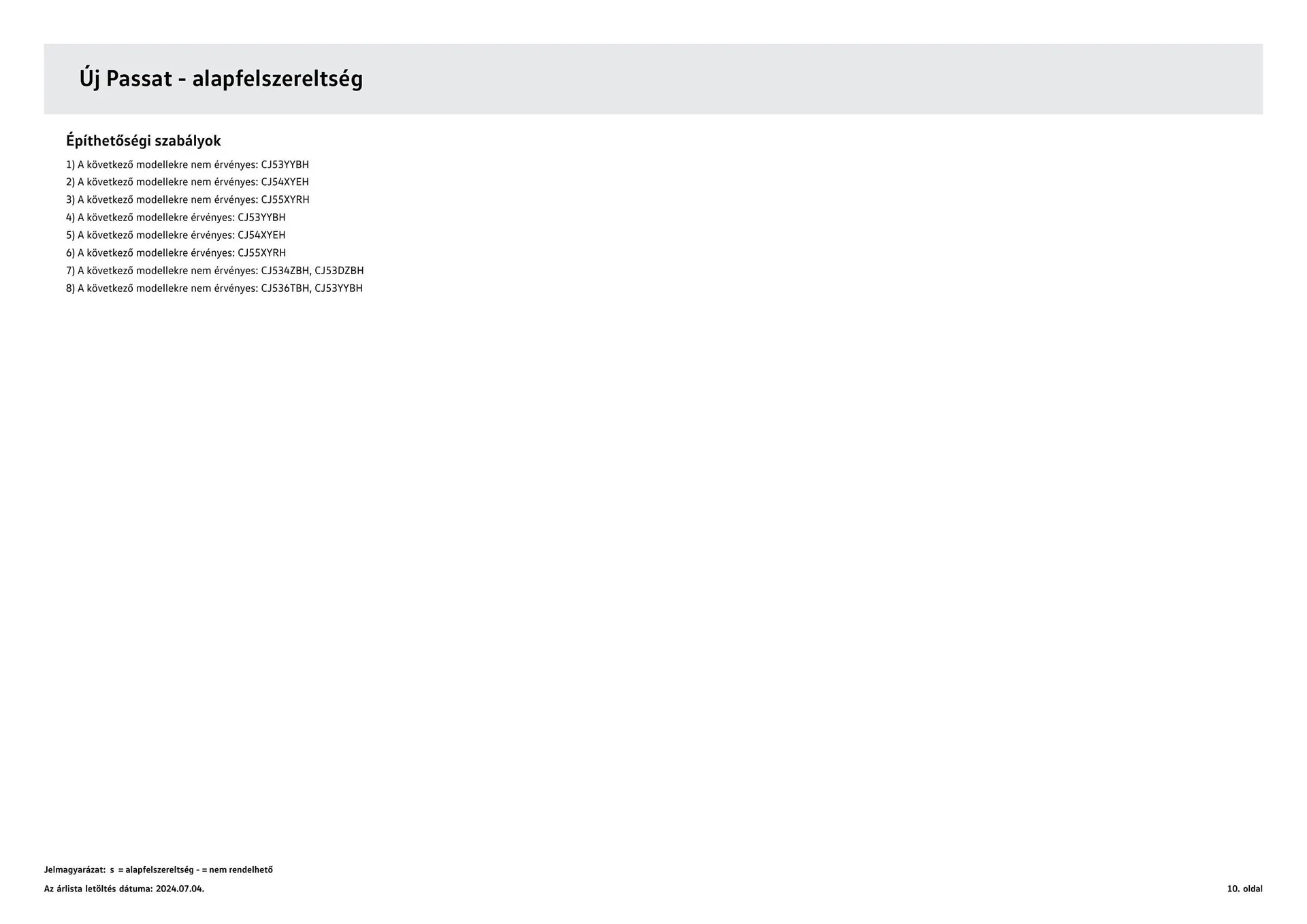 Katalógus Volkswagen Passat akciós újság július 4.-tól július 3.-ig 2025. - Oldal 10
