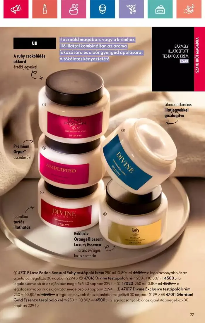 Katalógus ORIFLAME akciós december 29.-tól január 12.-ig 2025. - Oldal 27