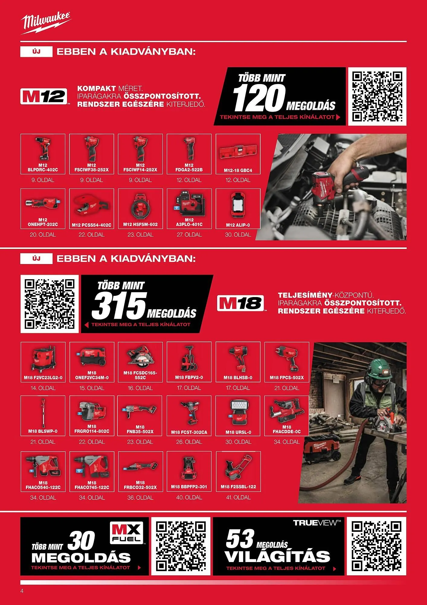 Katalógus Milwaukee akciós újság augusztus 1.-tól január 31.-ig 2026. - Oldal 4