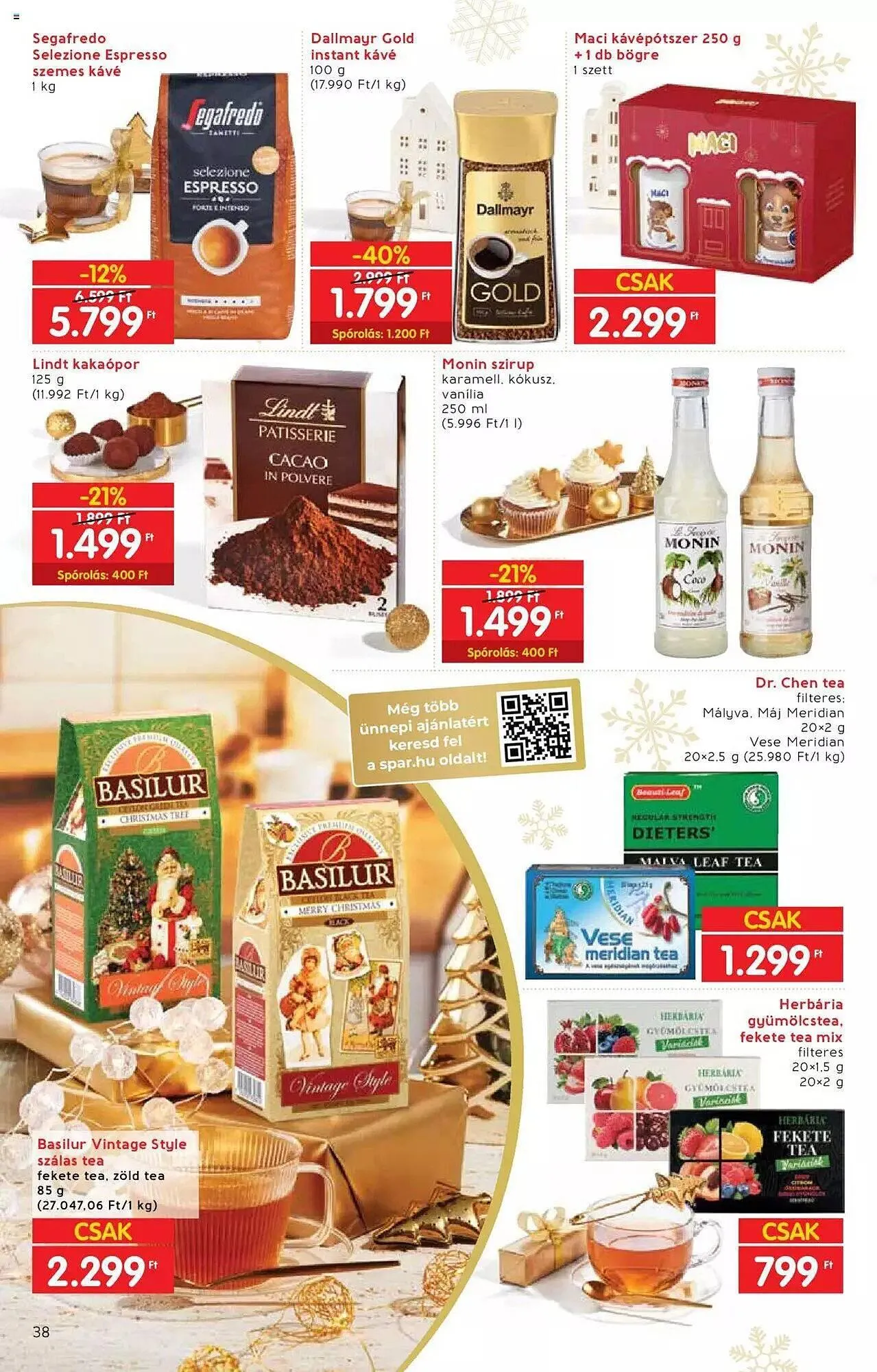 Katalógus Interspar akciós újság november 22.-tól december 24.-ig 2023. - Oldal 38