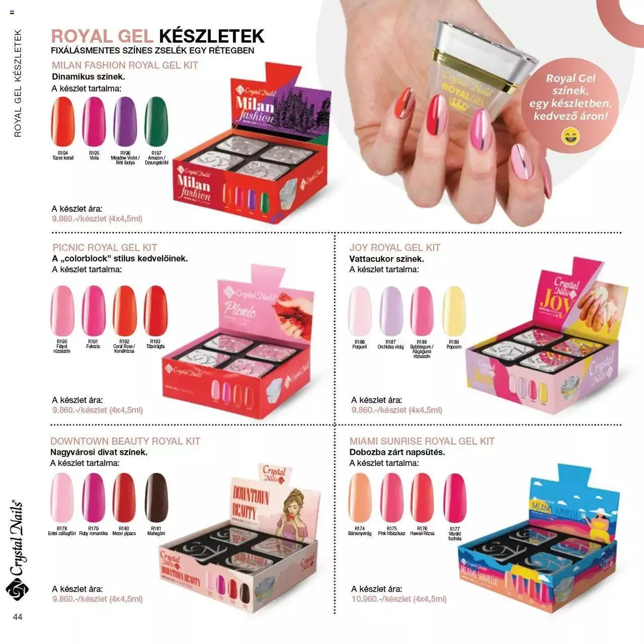 Katalógus Crystal Nails - Nagykatalógus 2023/24 március 6.-tól december 31.-ig 2023. - Oldal 44