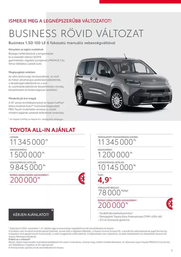 Katalógus Toyota Proace City Verso ICE november 22.-tól november 22.-ig 2025. - Oldal 3