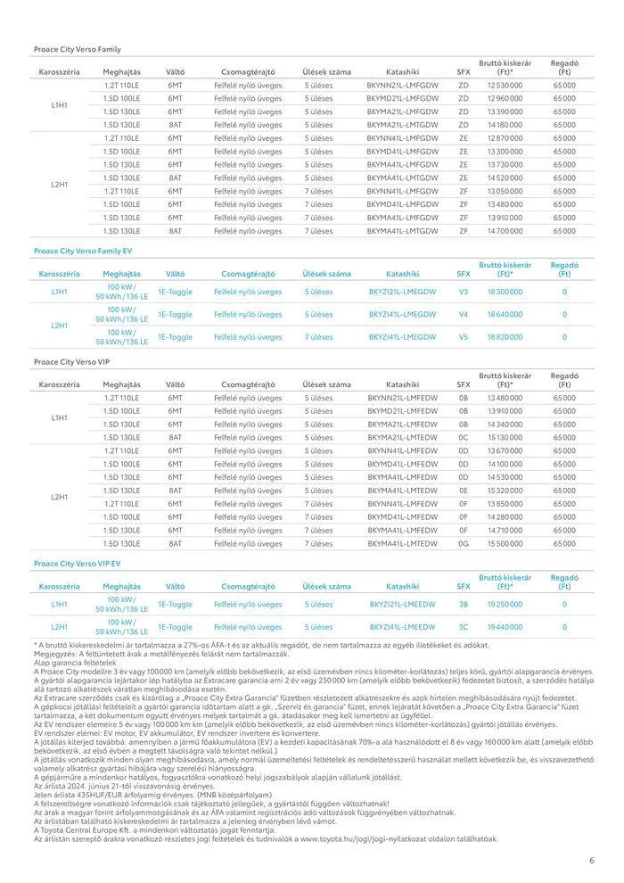 Katalógus Toyota Proace City Verso ICE június 24.-tól június 22.-ig 2025. - Oldal 6