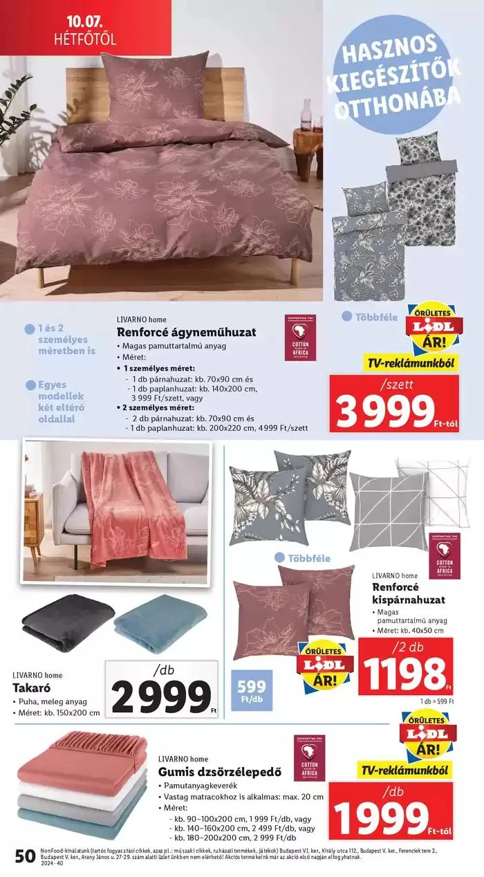 Katalógus Akciós újság – 40. hét október 3.-tól október 9.-ig 2024. - Oldal 50
