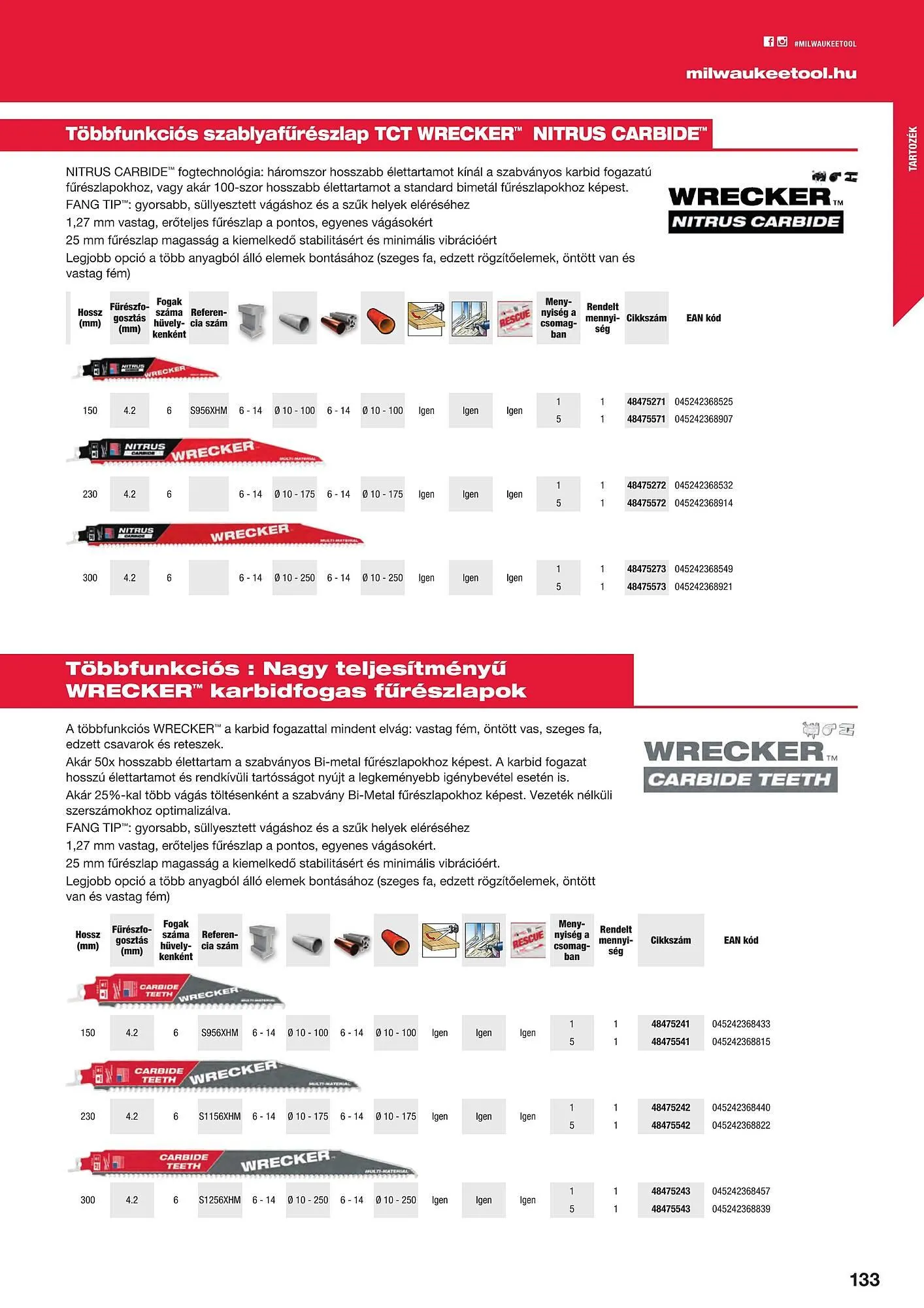 Katalógus Milwaukee akciós újság szeptember 16.-tól december 31.-ig 2025. - Oldal 133