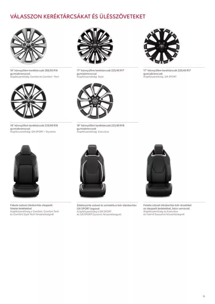 Katalógus Toyota Corolla Hatchback MY24 december 18.-tól december 18.-ig 2025. - Oldal 6