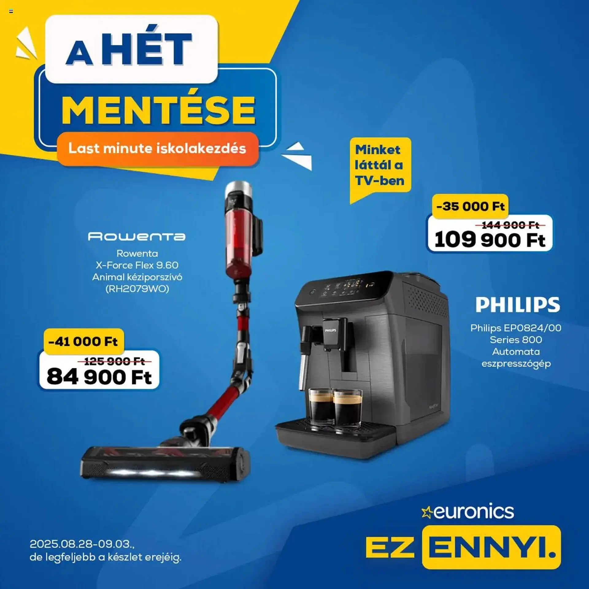 Katalógus Euronics akciós újság augusztus 28.-tól szeptember 3.-ig 2025. - Oldal 2