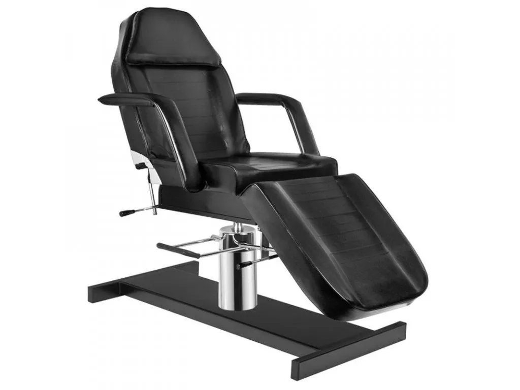 BeautyOne Tattoo Hydra hidraulikus tetováló szék 180*63 cm | 70 kg | fekete