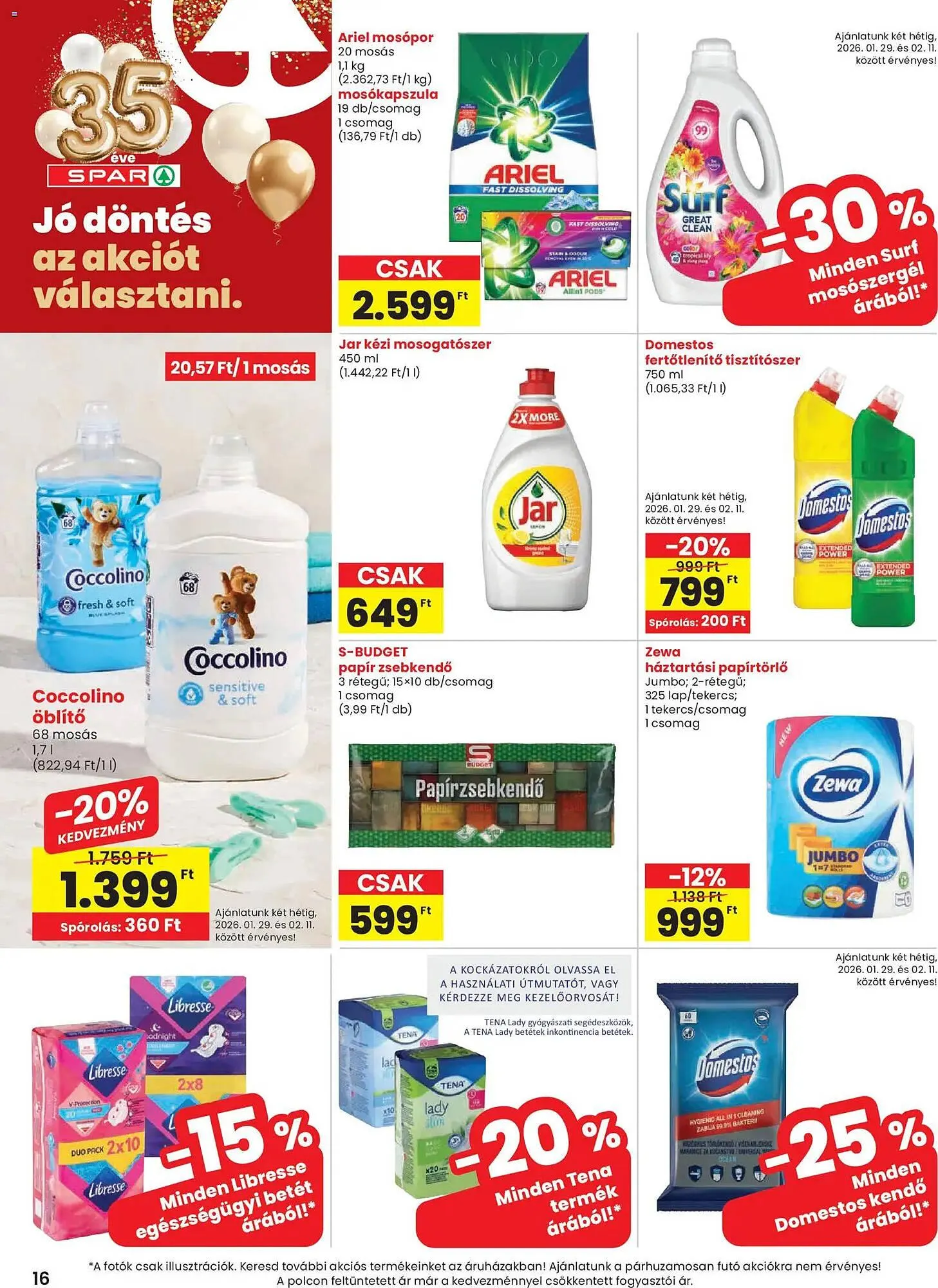Katalógus Spar akciós újság január 29.-tól február 4.-ig 2026. - Oldal 16