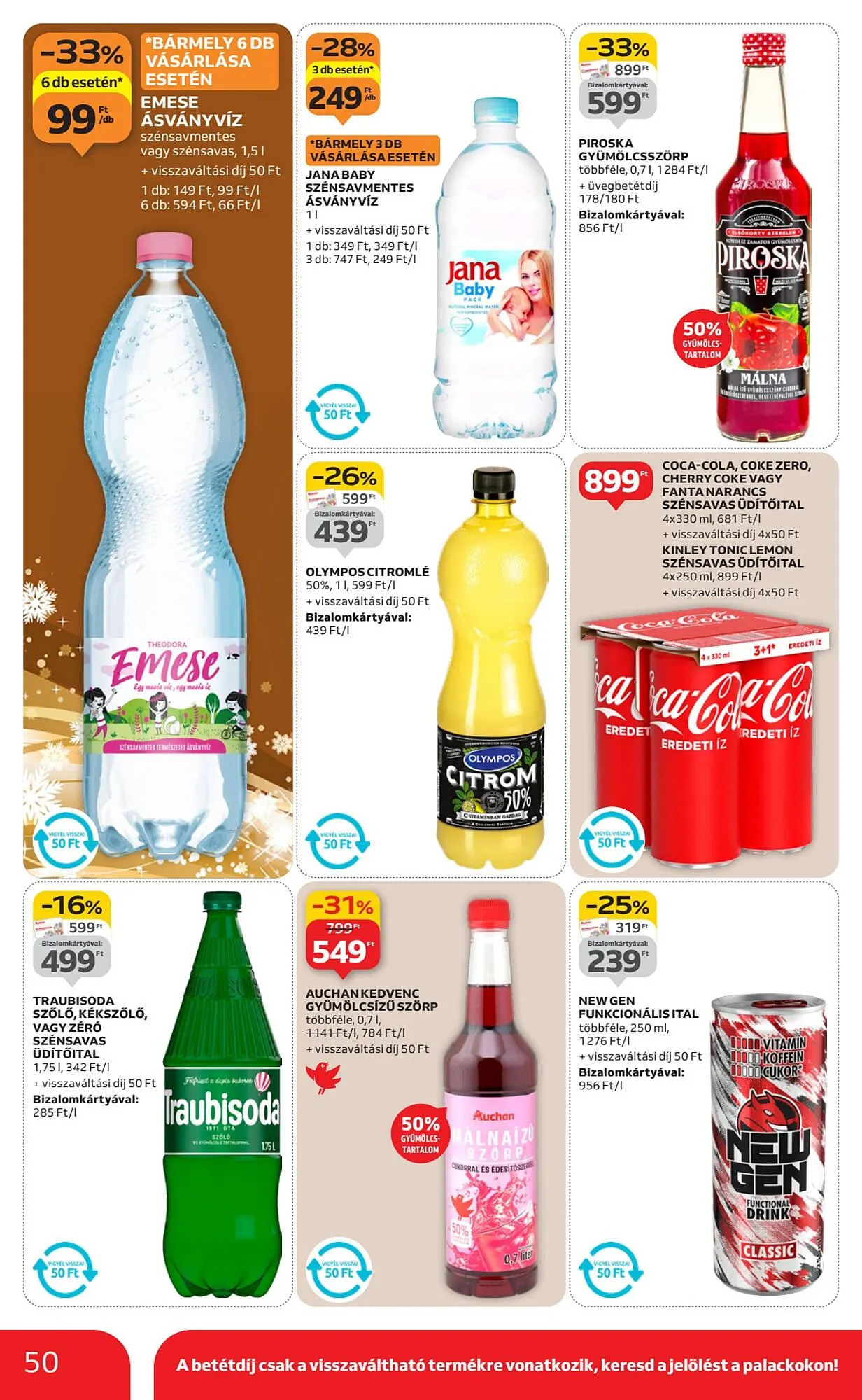 Katalógus Auchan akciós újság december 4.-tól december 10.-ig 2025. - Oldal 50