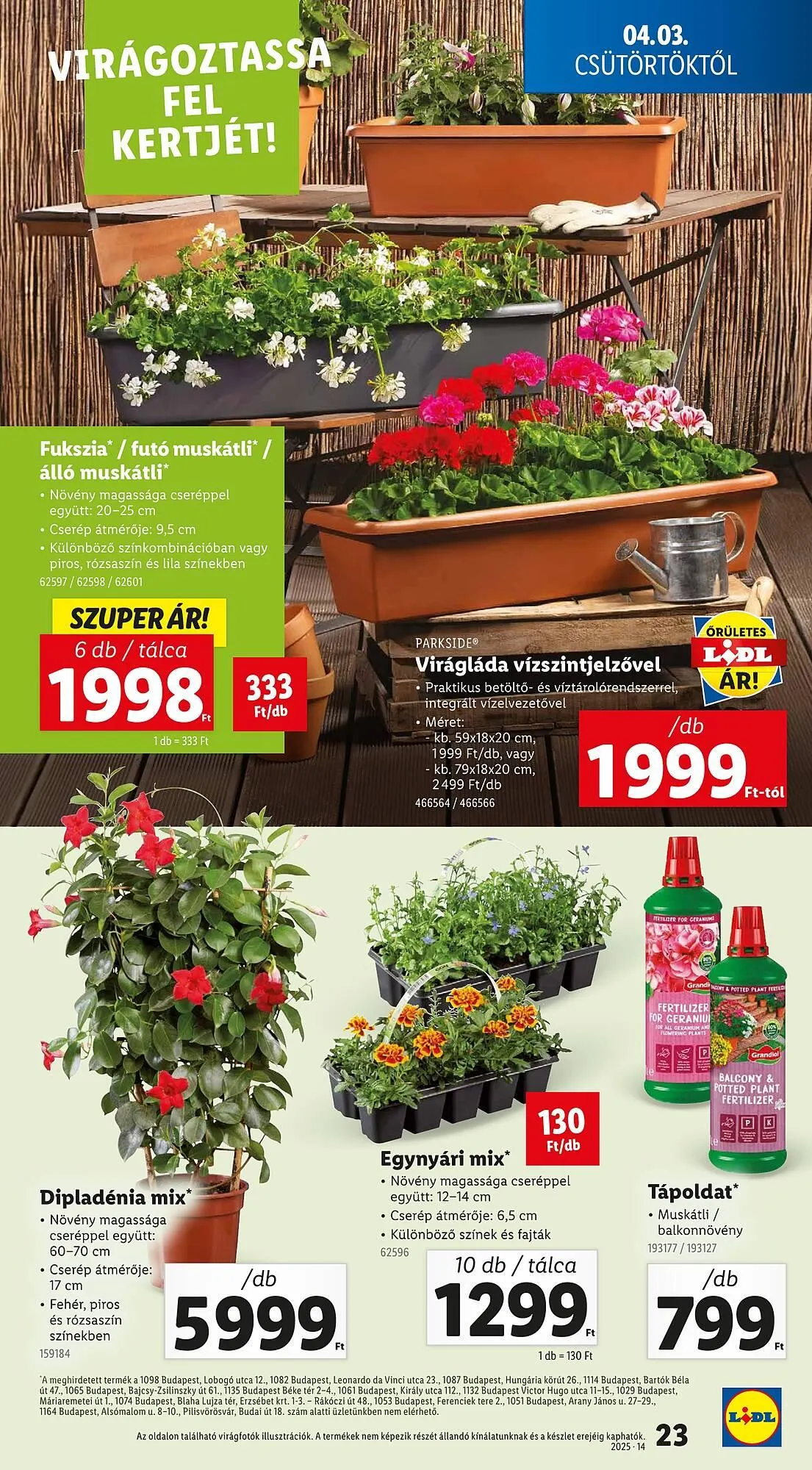 Katalógus Lidl akciós újság április 3.-tól április 9.-ig 2025. - Oldal 23