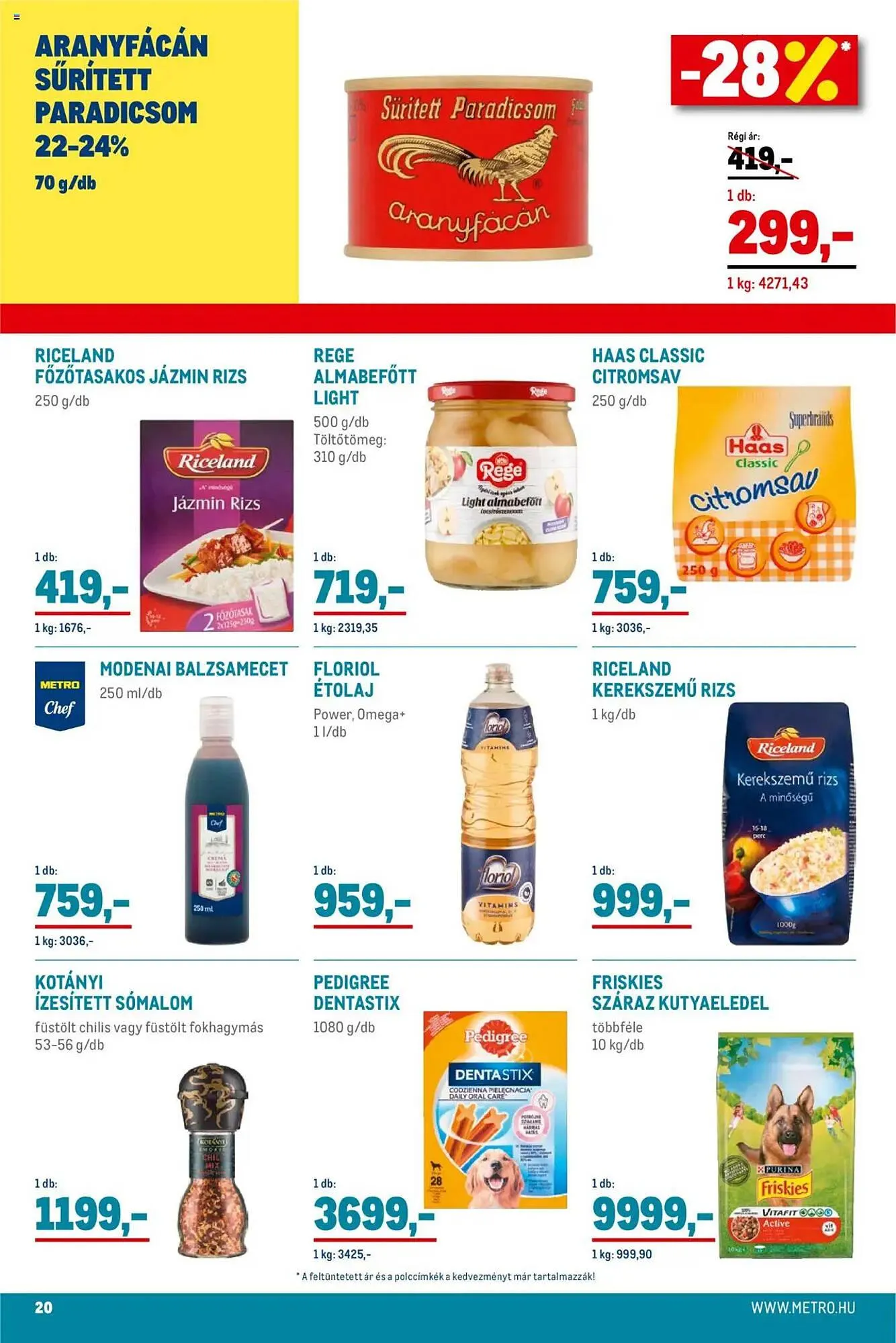 Katalógus Metro akciós újság augusztus 1.-tól augusztus 31.-ig 2025. - Oldal 20