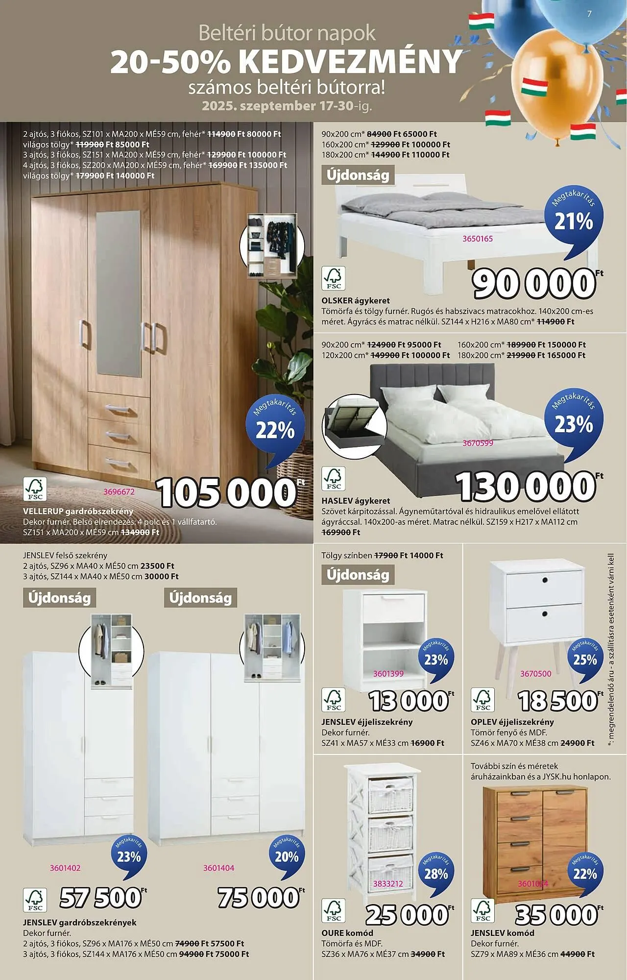 Katalógus JYSK akciós újság szeptember 17.-tól október 14.-ig 2025. - Oldal 7