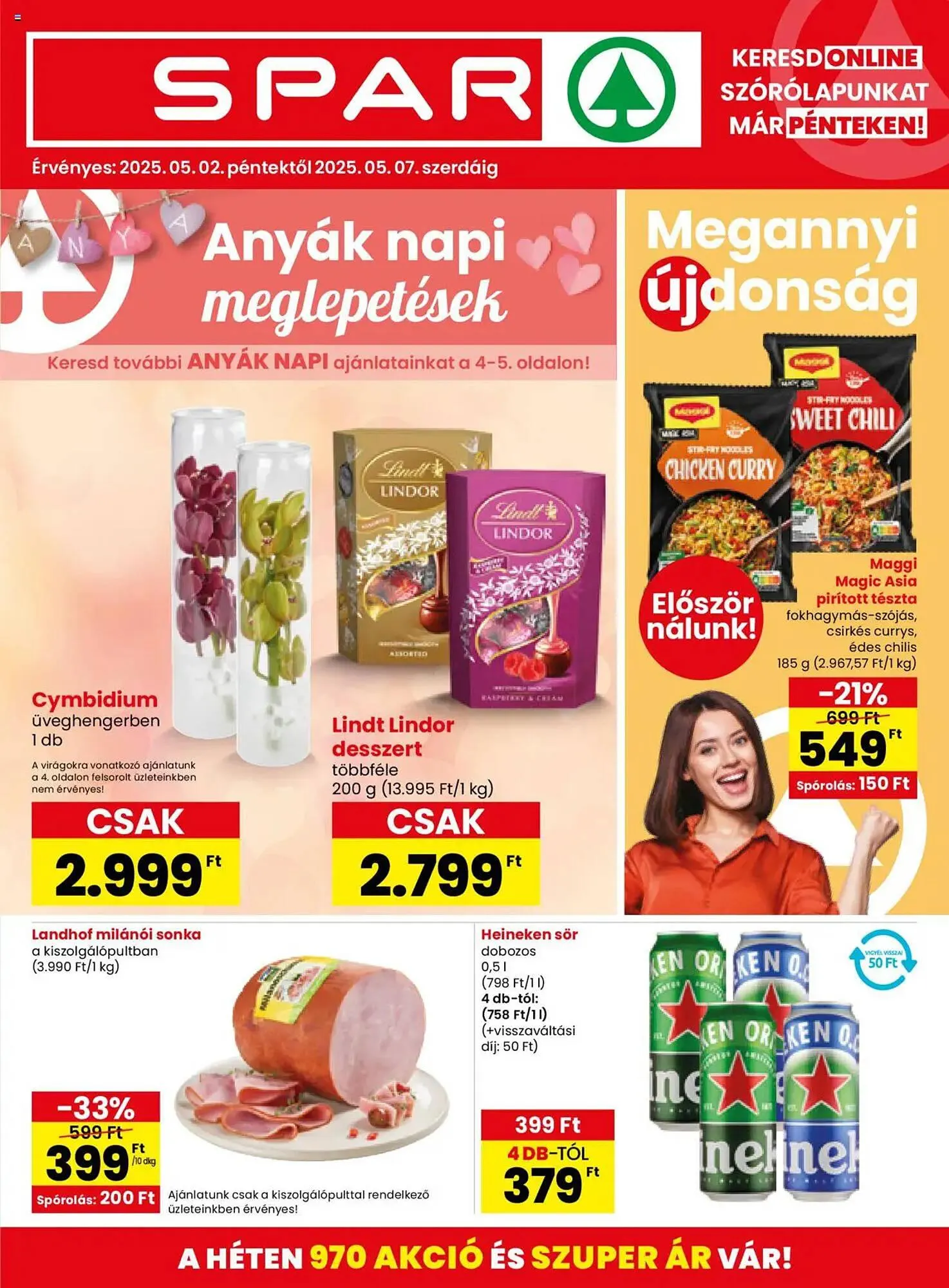 Katalógus Spar akciós újság május 2.-tól május 7.-ig 2025. - Oldal 1