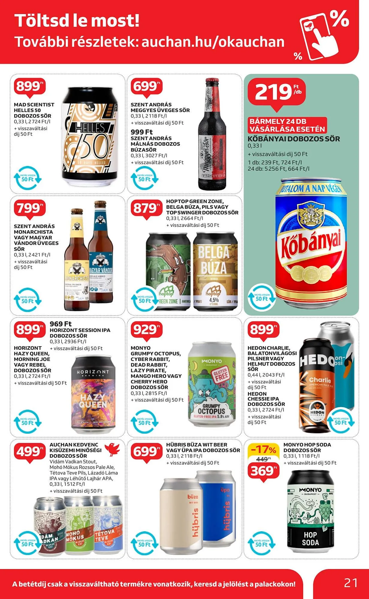 Katalógus Auchan akciós újság április 24.-tól április 30.-ig 2025. - Oldal 21