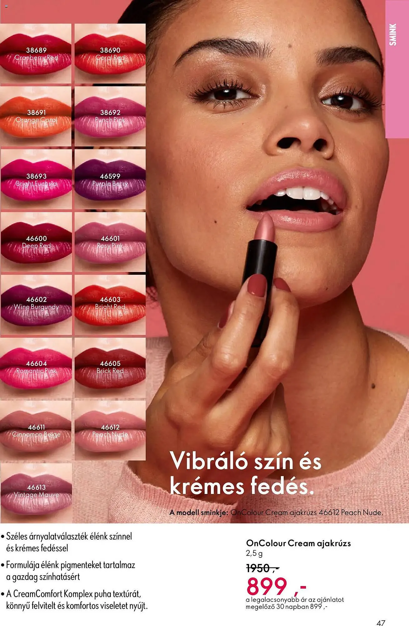 Katalógus Oriflame katalógus október 22.-tól november 11.-ig 2025. - Oldal 47