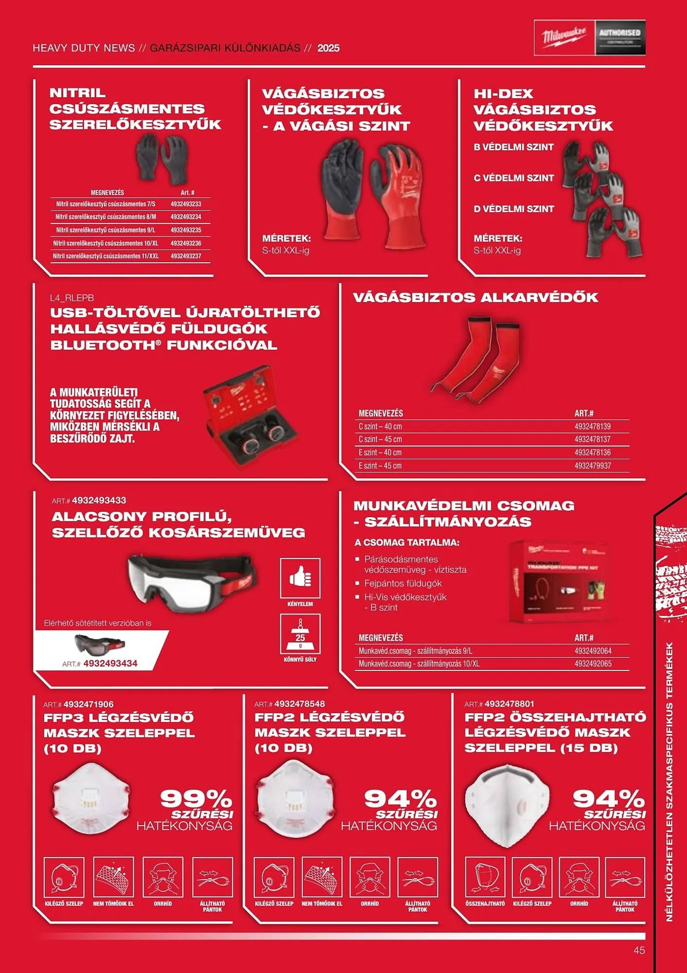 Katalógus Milwaukee akciós újság szeptember 16.-tól december 31.-ig 2025. - Oldal 45