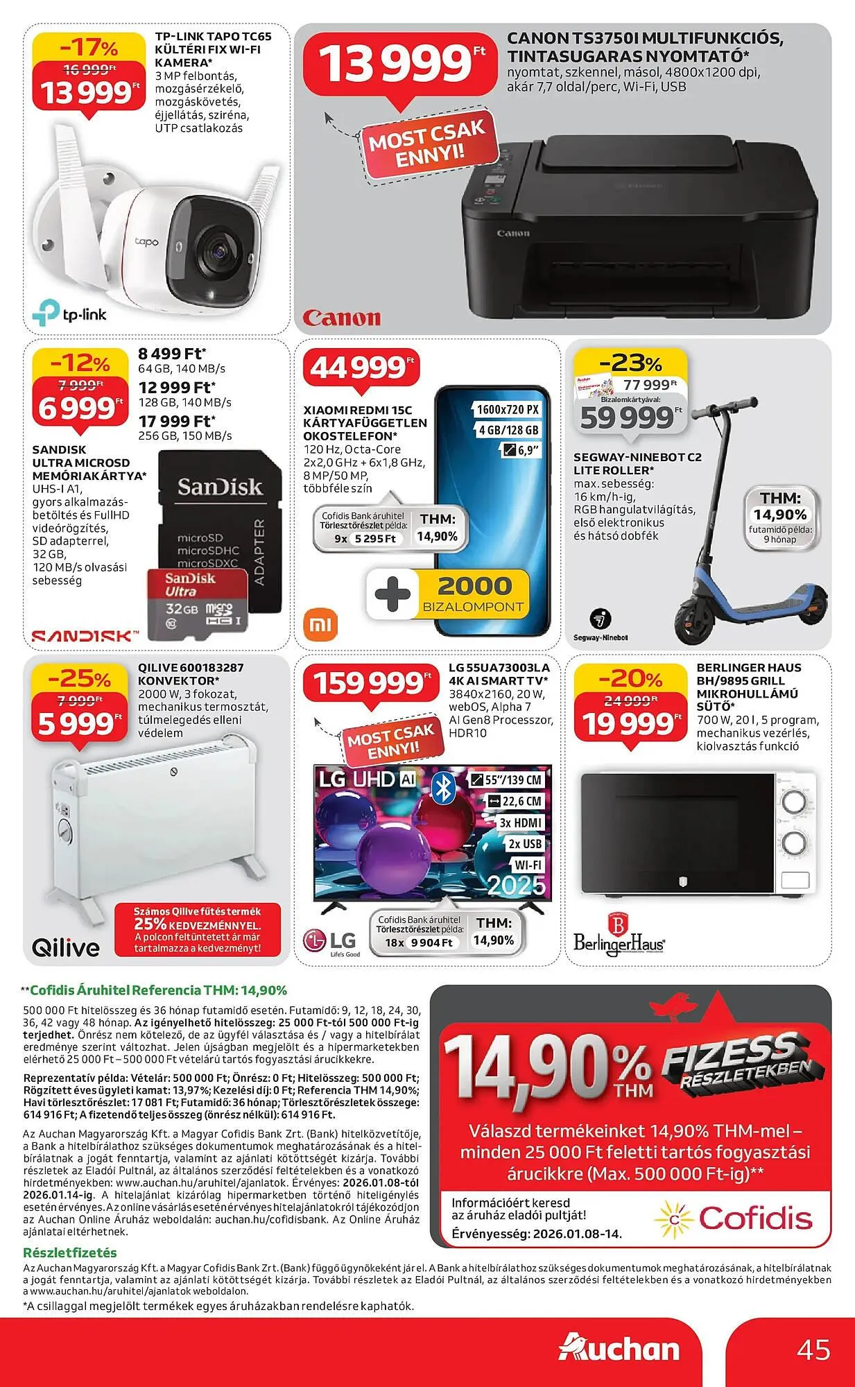 Katalógus Auchan akciós újság január 8.-tól január 14.-ig 2026. - Oldal 45