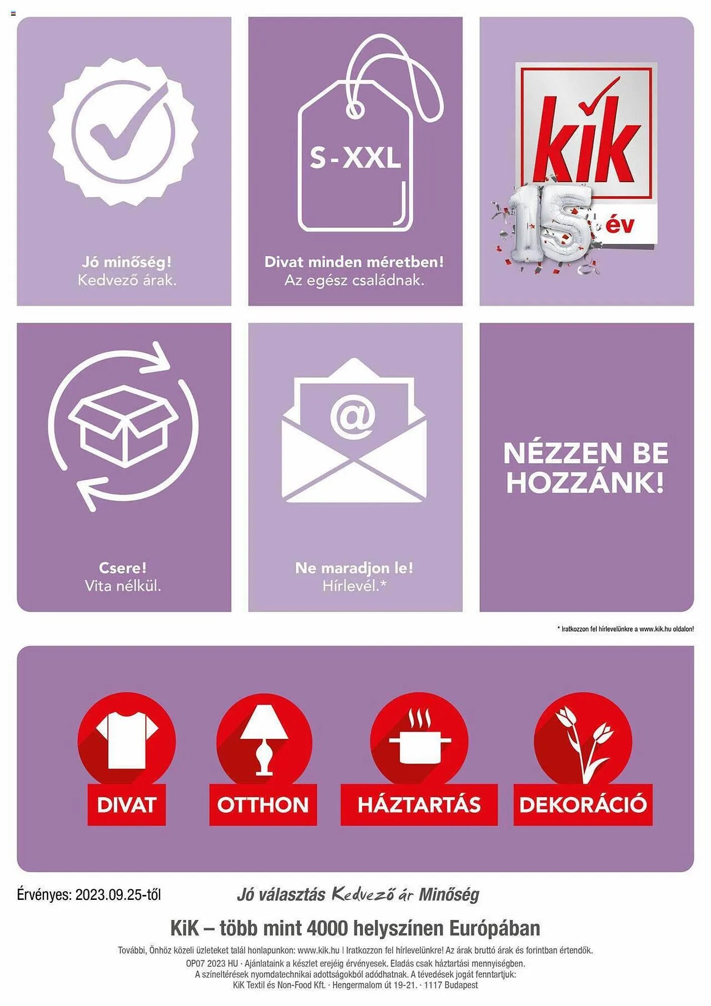 Katalógus Kik akciós újság szeptember 25.-tól október 1.-ig 2023. - Oldal 7