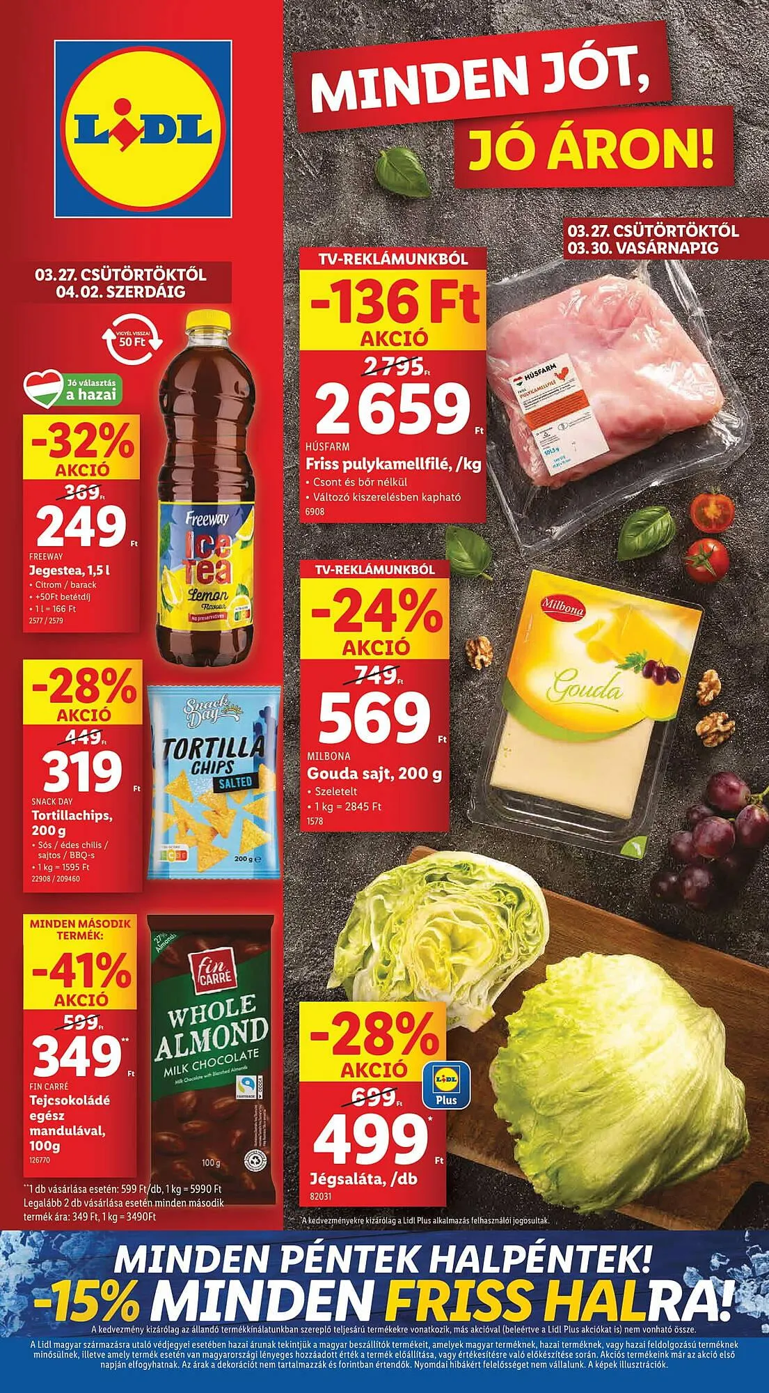 Katalógus Lidl akciós újság március 27.-tól április 2.-ig 2025. - Oldal 1