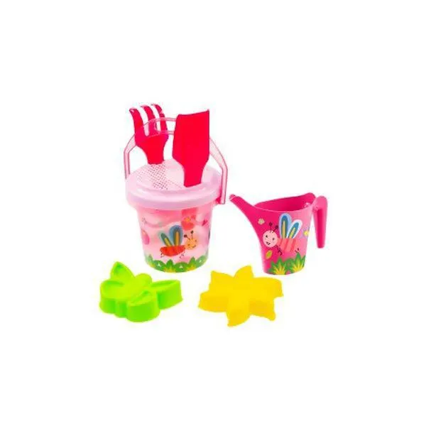 Homokozó szett locsolókannával - rózsaszín