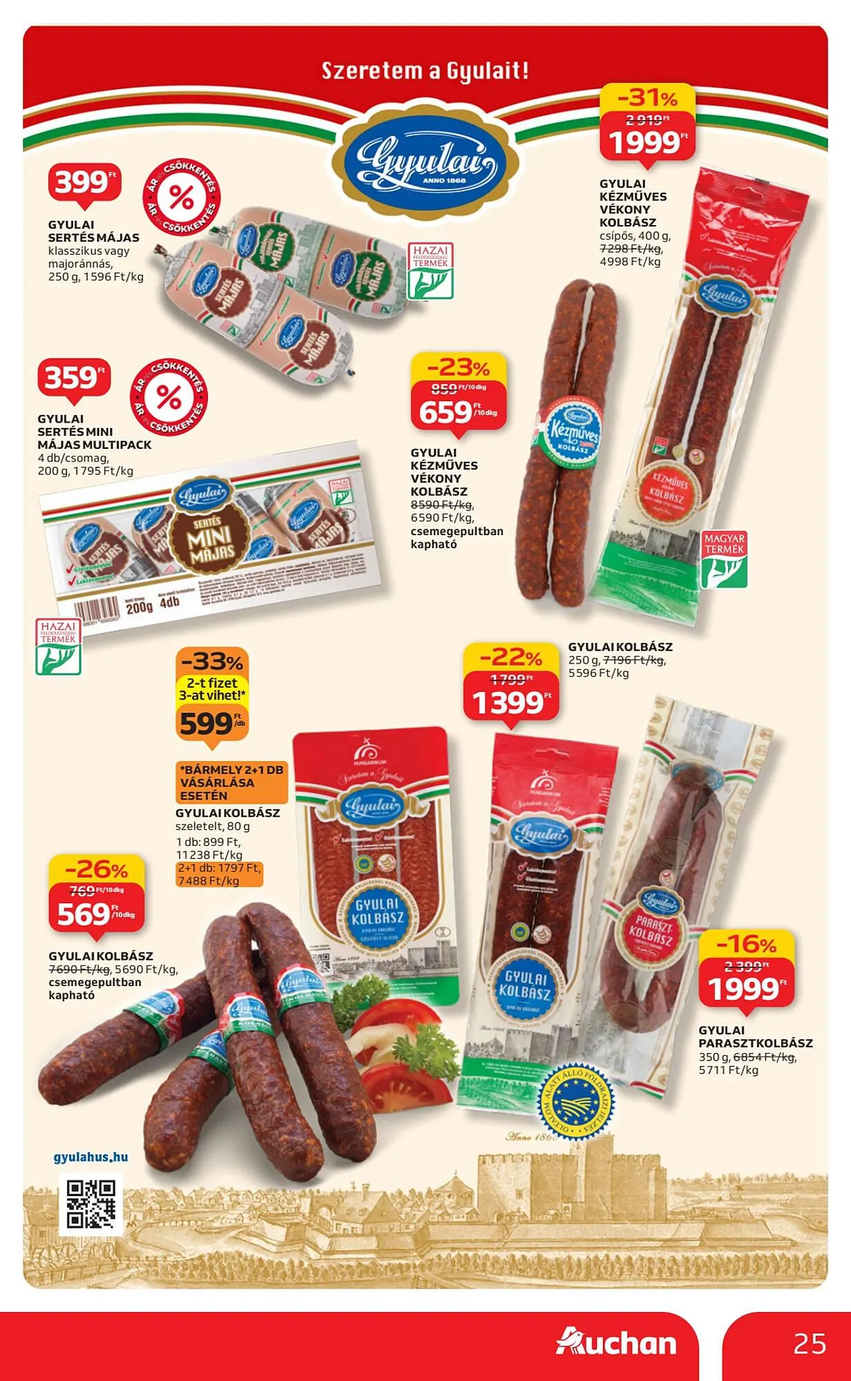 Katalógus Auchan akciós újság december 4.-tól december 10.-ig 2025. - Oldal 25