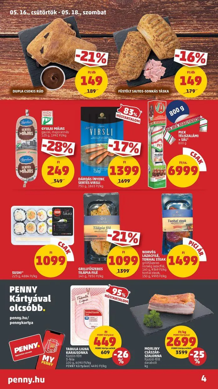Katalógus Catalog PENNY 20. heti reklámújság május 16.-tól május 22.-ig 2024. - Oldal 4
