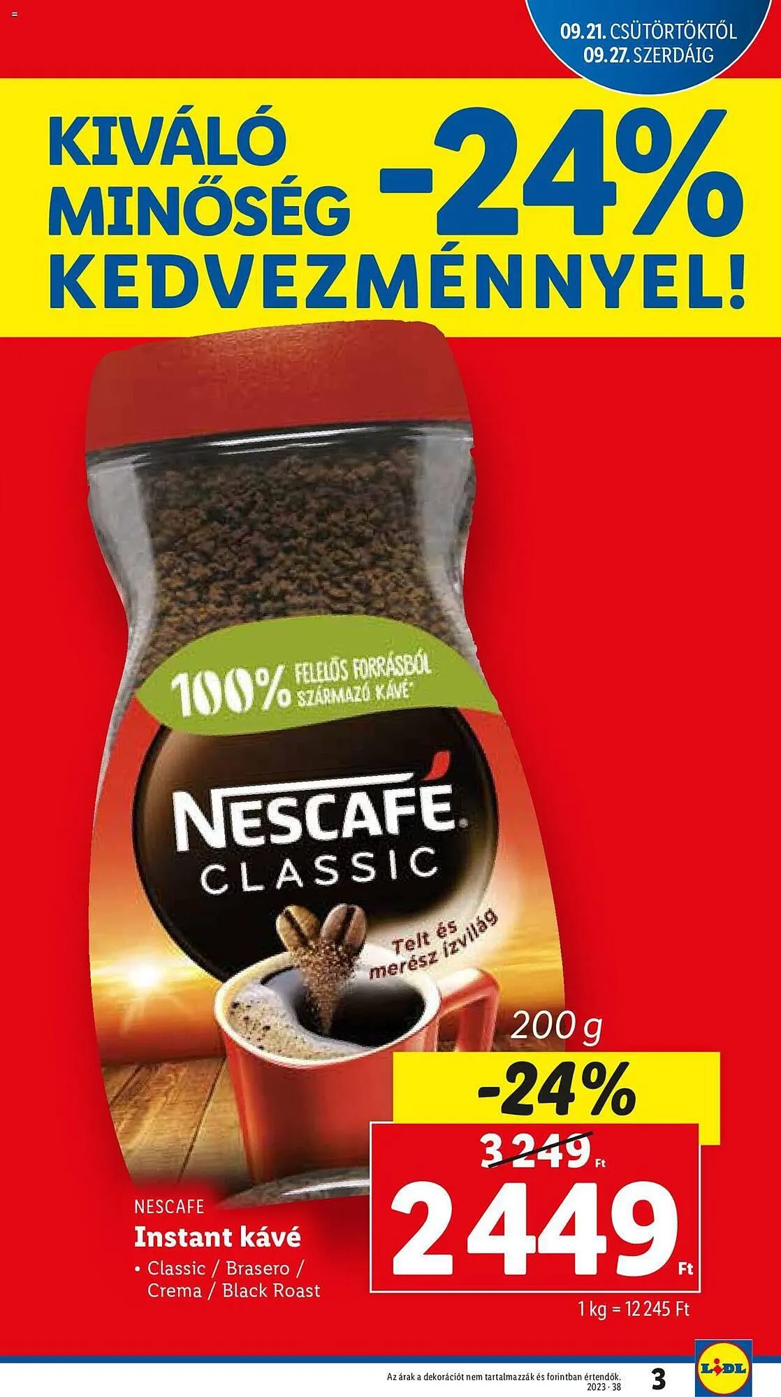 Katalógus Lidl akciós újság szeptember 21.-tól szeptember 27.-ig 2023. - Oldal 3
