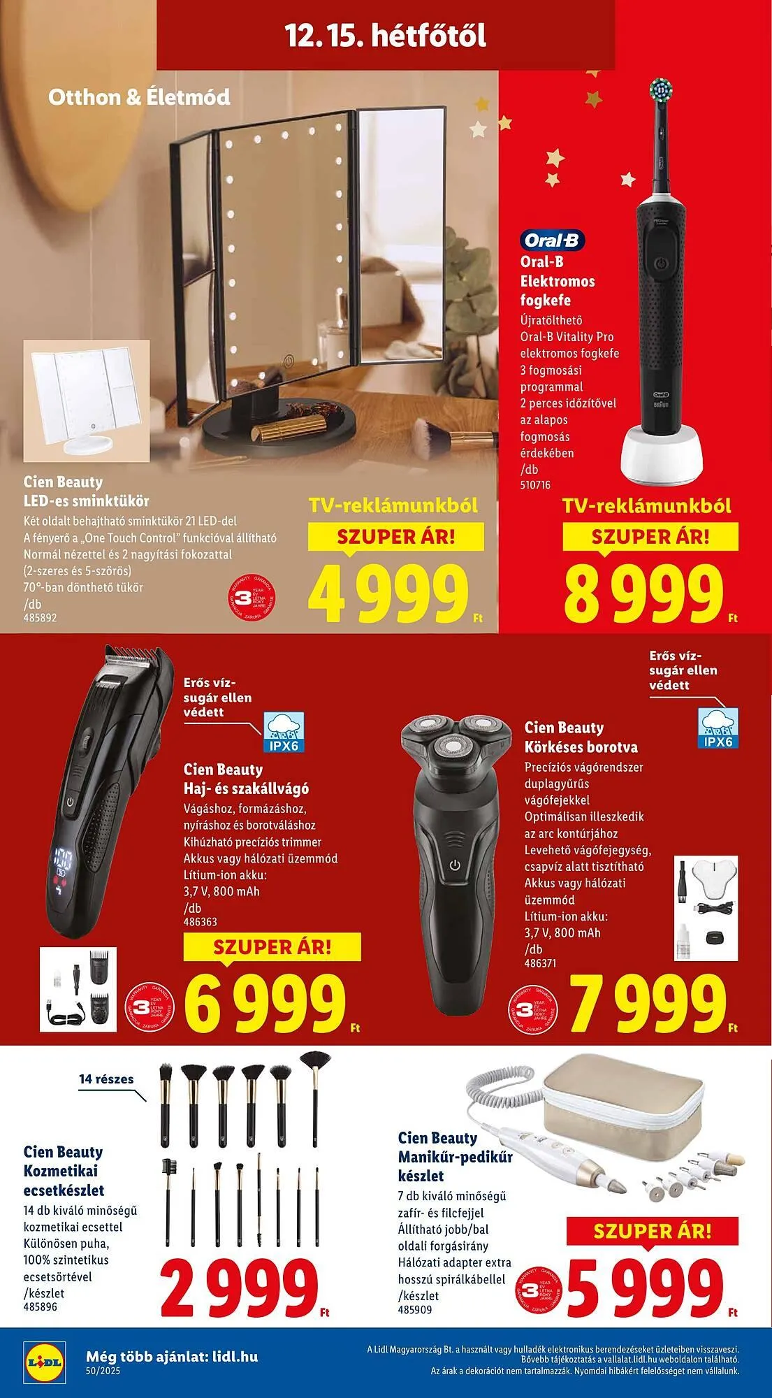 Katalógus Lidl akciós újság december 11.-tól december 17.-ig 2025. - Oldal 50