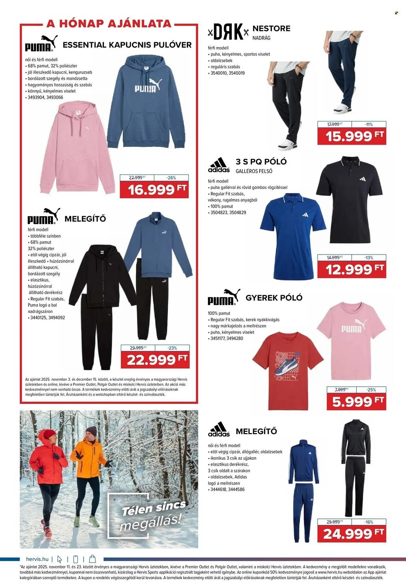 Katalógus Hervis akciós újság november 11.-tól november 23.-ig 2025. - Oldal 8