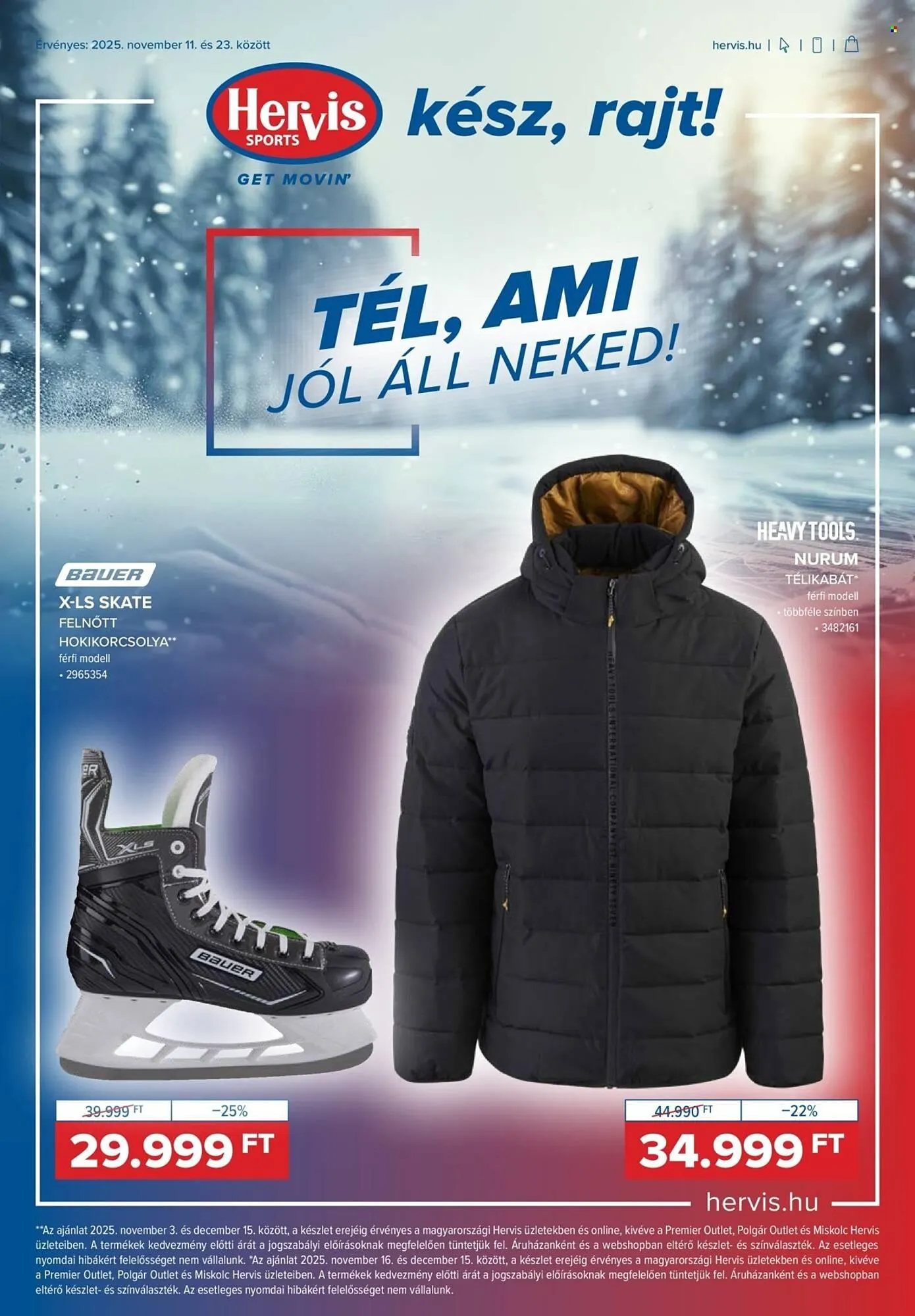 Hervis akciós újság - 1