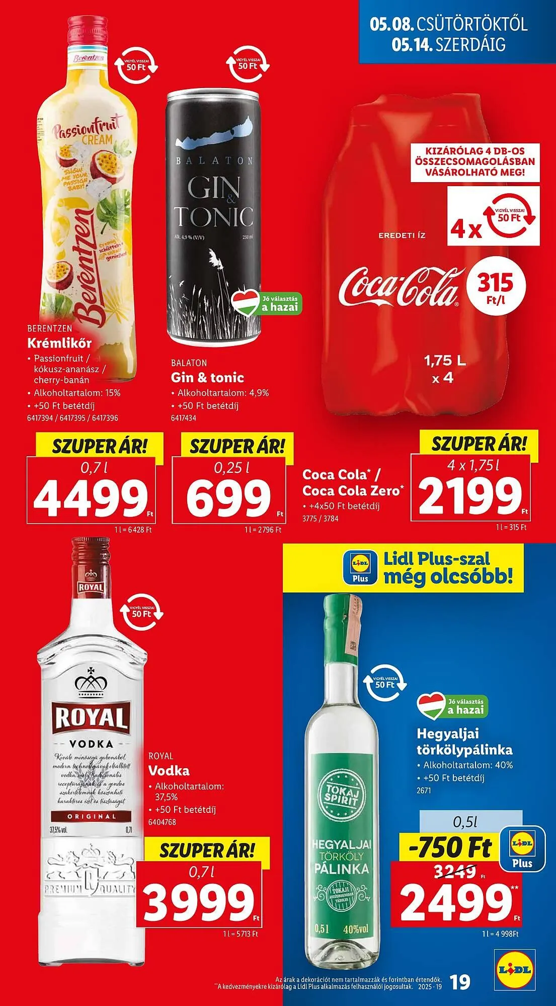 Katalógus Lidl akciós újság május 8.-tól május 14.-ig 2025. - Oldal 17