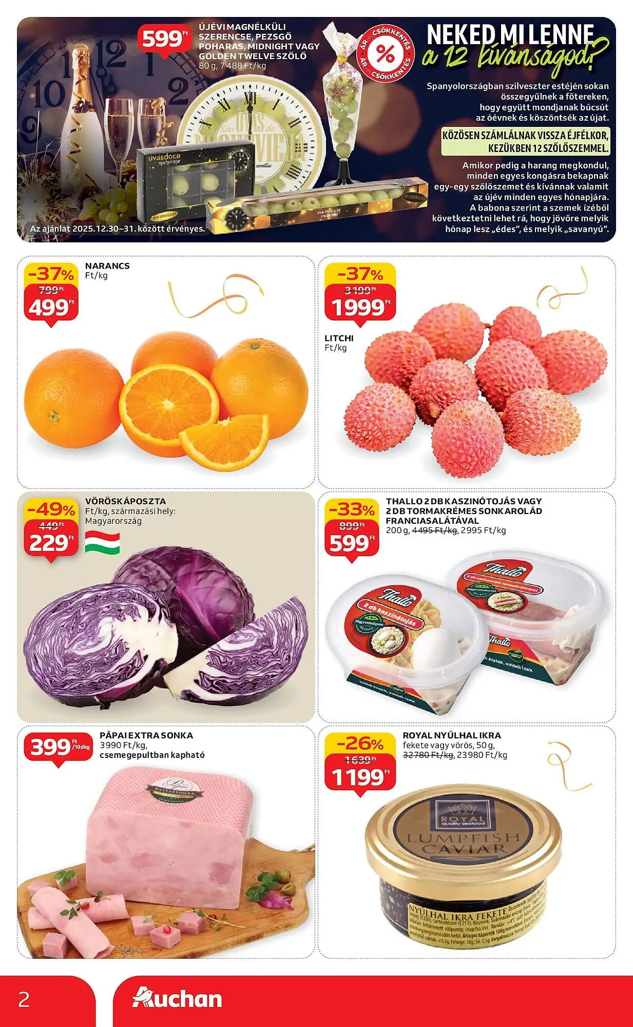 Katalógus Auchan akciós újság december 27.-tól december 31.-ig 2025. - Oldal 2