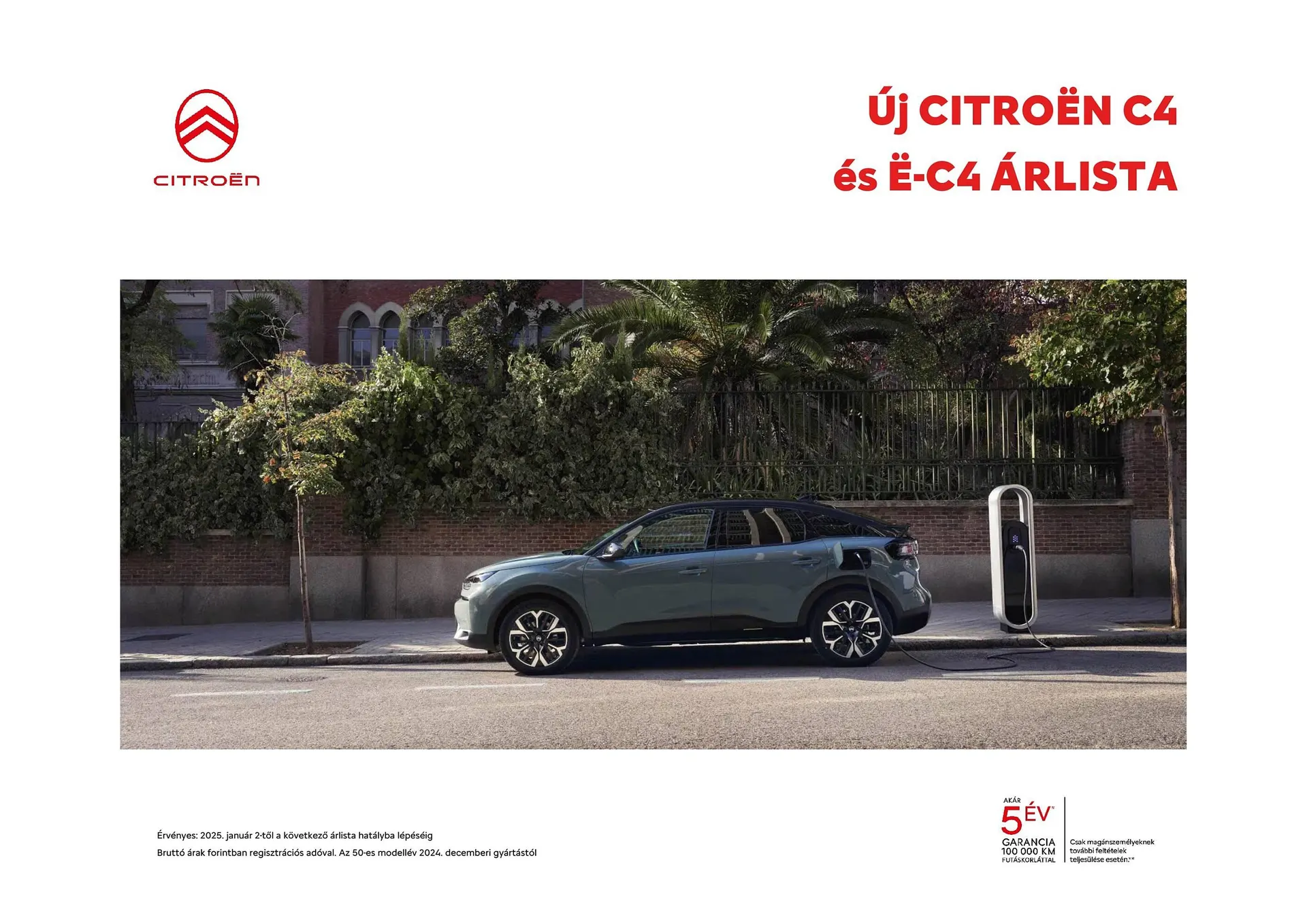 Katalógus Citroën akciós újság január 2.-tól április 2.-ig 2025. - Oldal 1