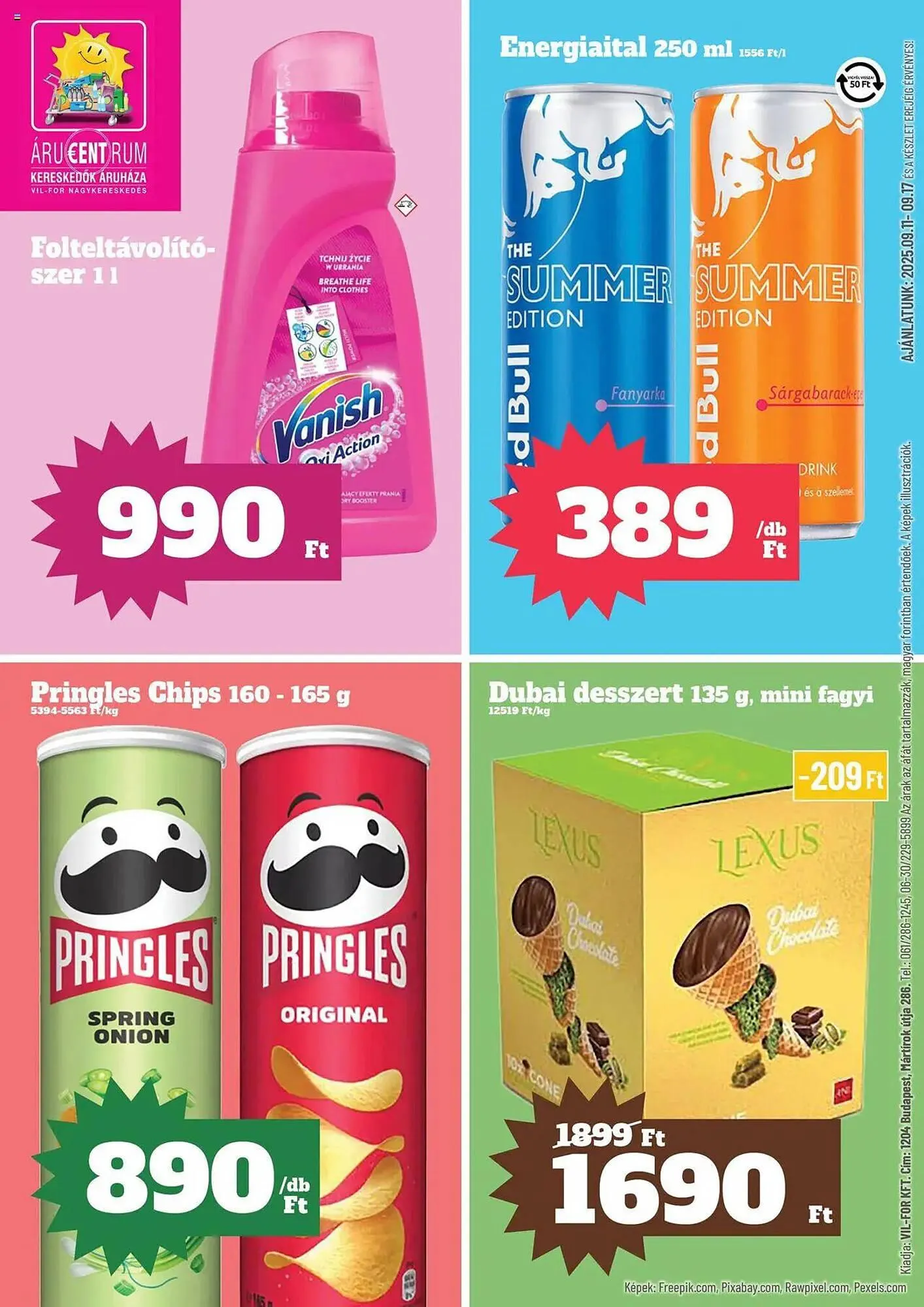 Vil-For akciós újság - 1