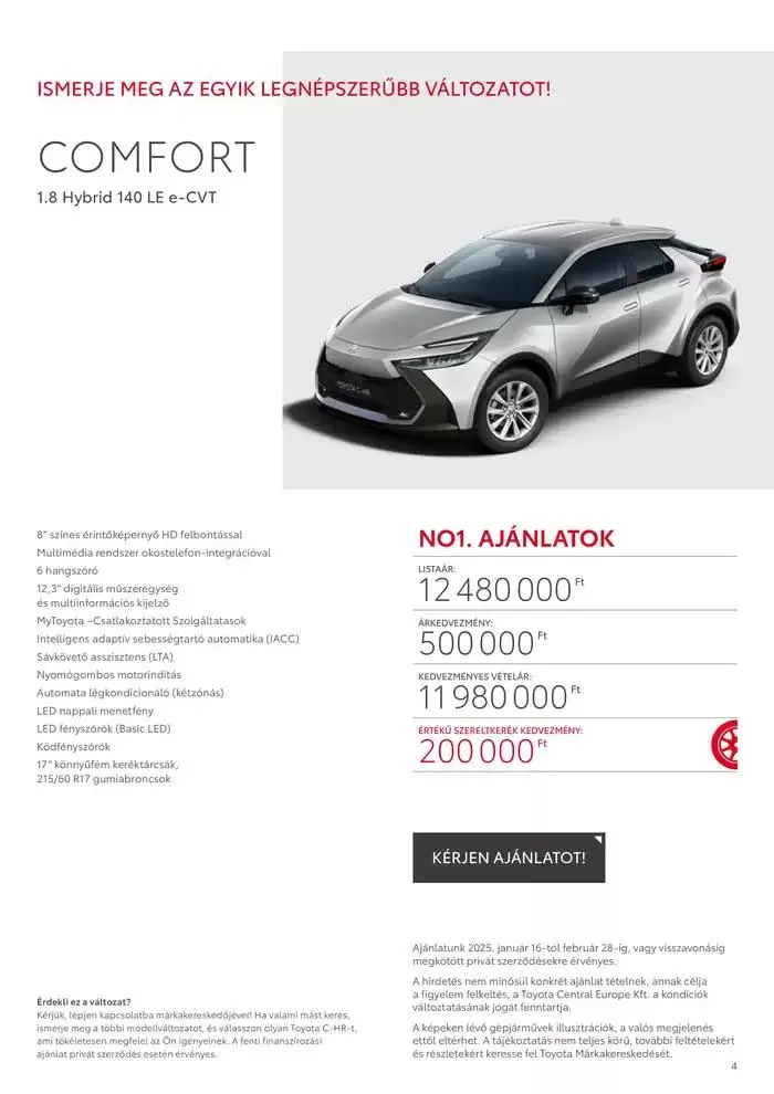 Katalógus Új Toyota C-HR Hybrid január 17.-tól január 17.-ig 2026. - Oldal 4