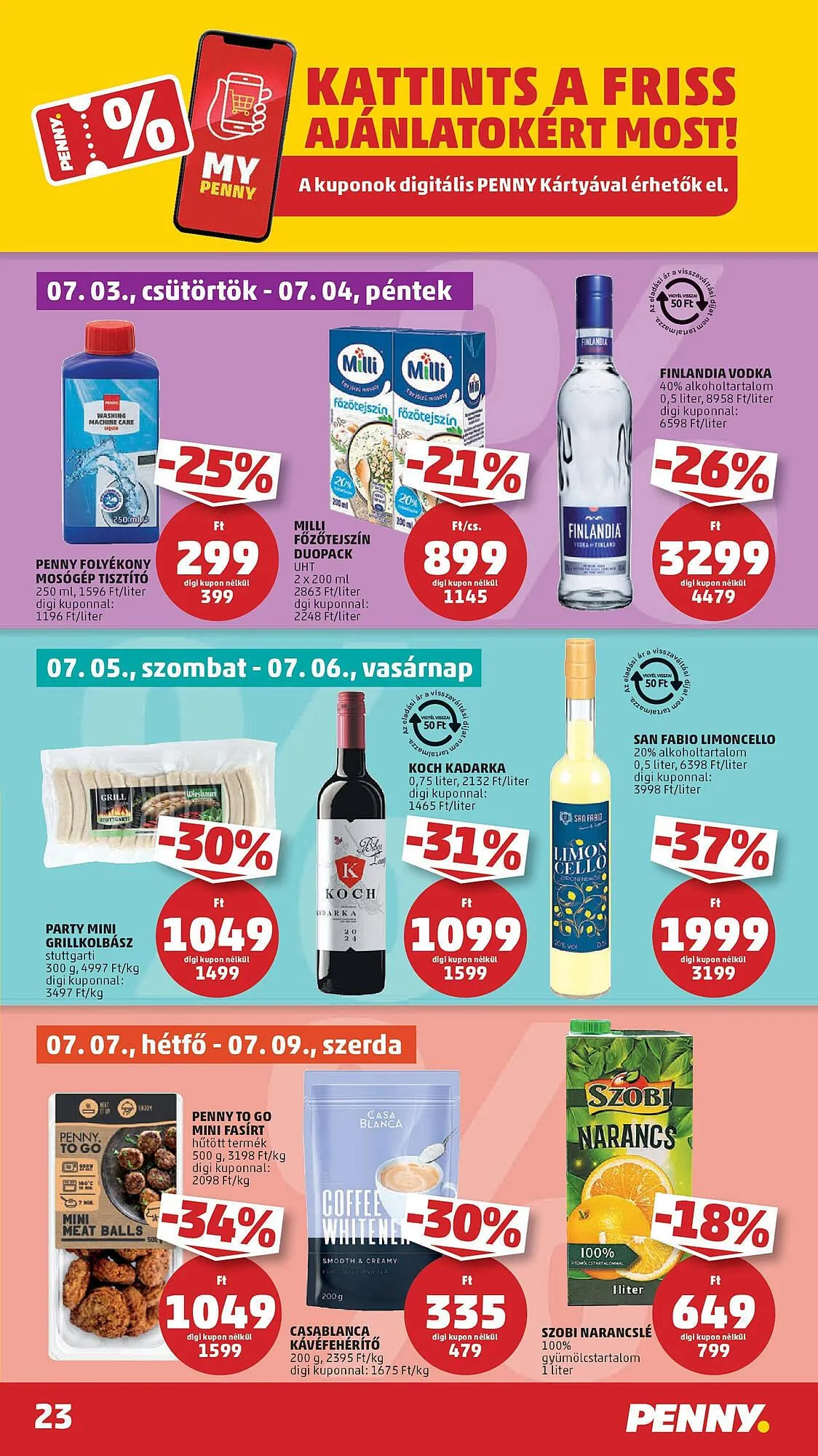 Katalógus Coop akciós újság július 2.-tól július 9.-ig 2025. - Oldal 23