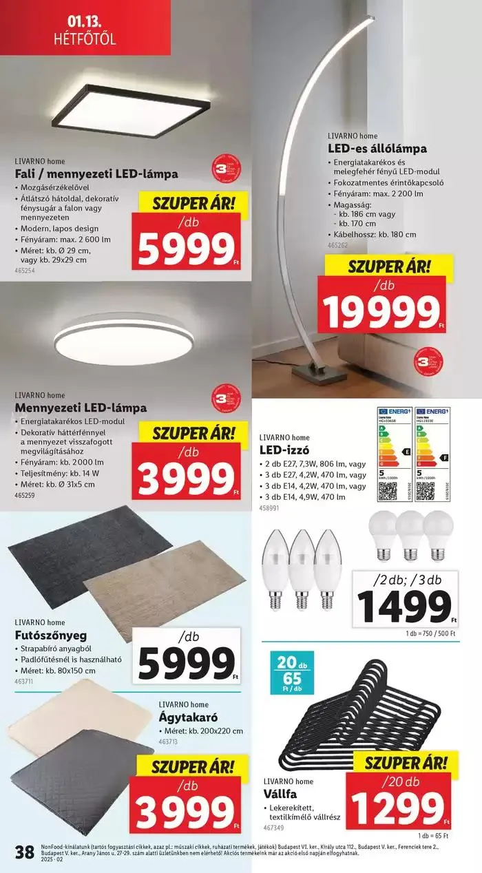 Katalógus Akciós újság – 02. hét január 9.-tól január 15.-ig 2025. - Oldal 38
