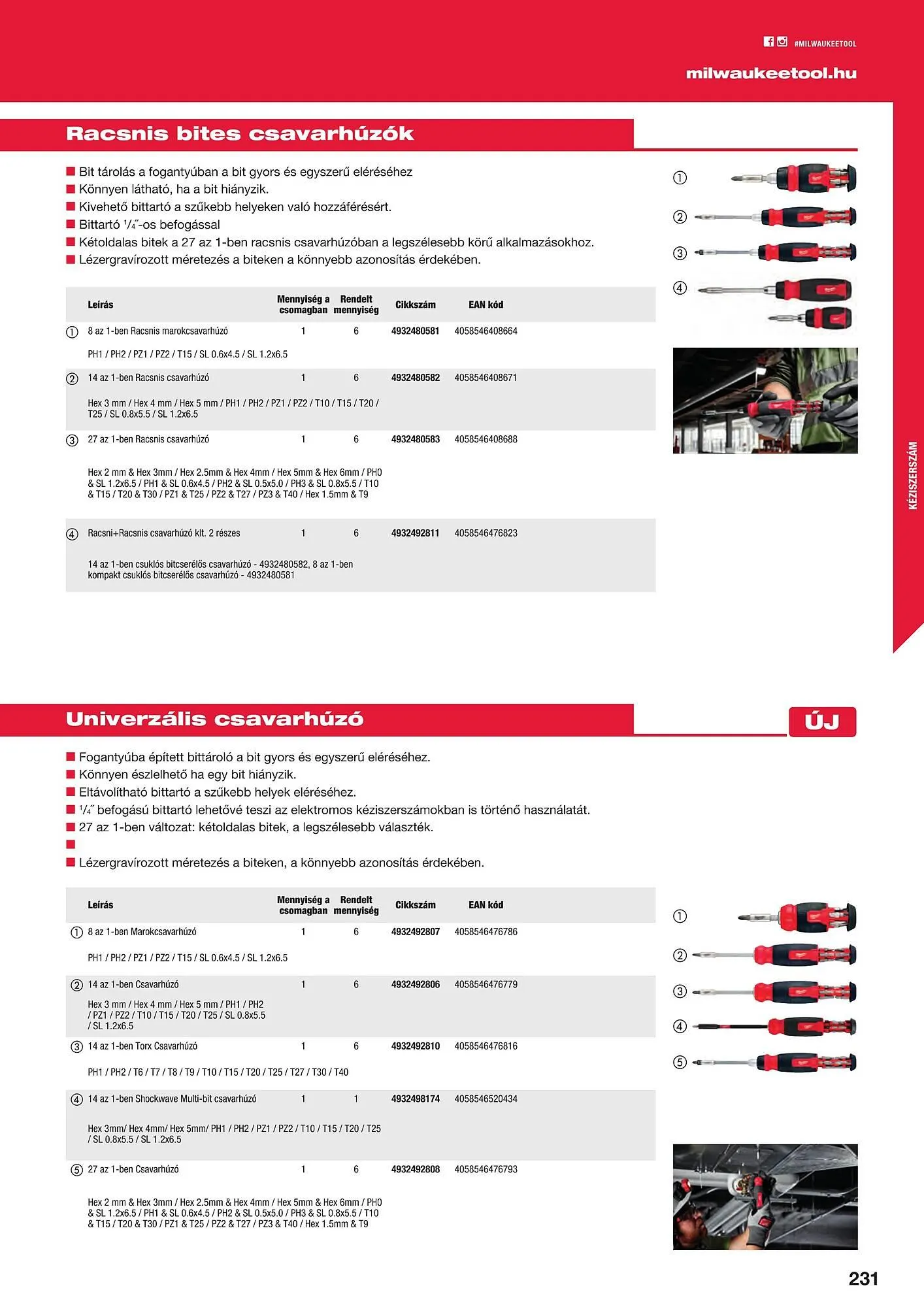Katalógus Milwaukee akciós újság szeptember 16.-tól december 31.-ig 2025. - Oldal 231