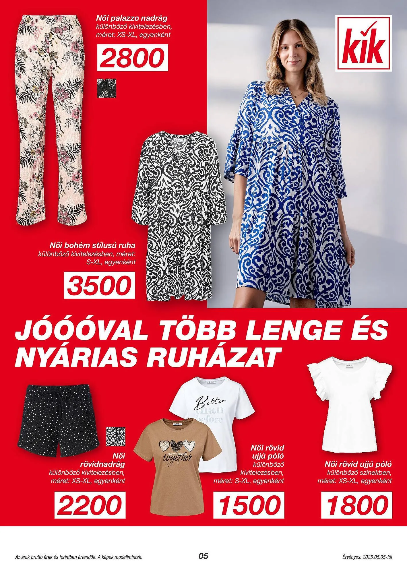 Katalógus Kik akciós újság május 5.-tól május 25.-ig 2025. - Oldal 5