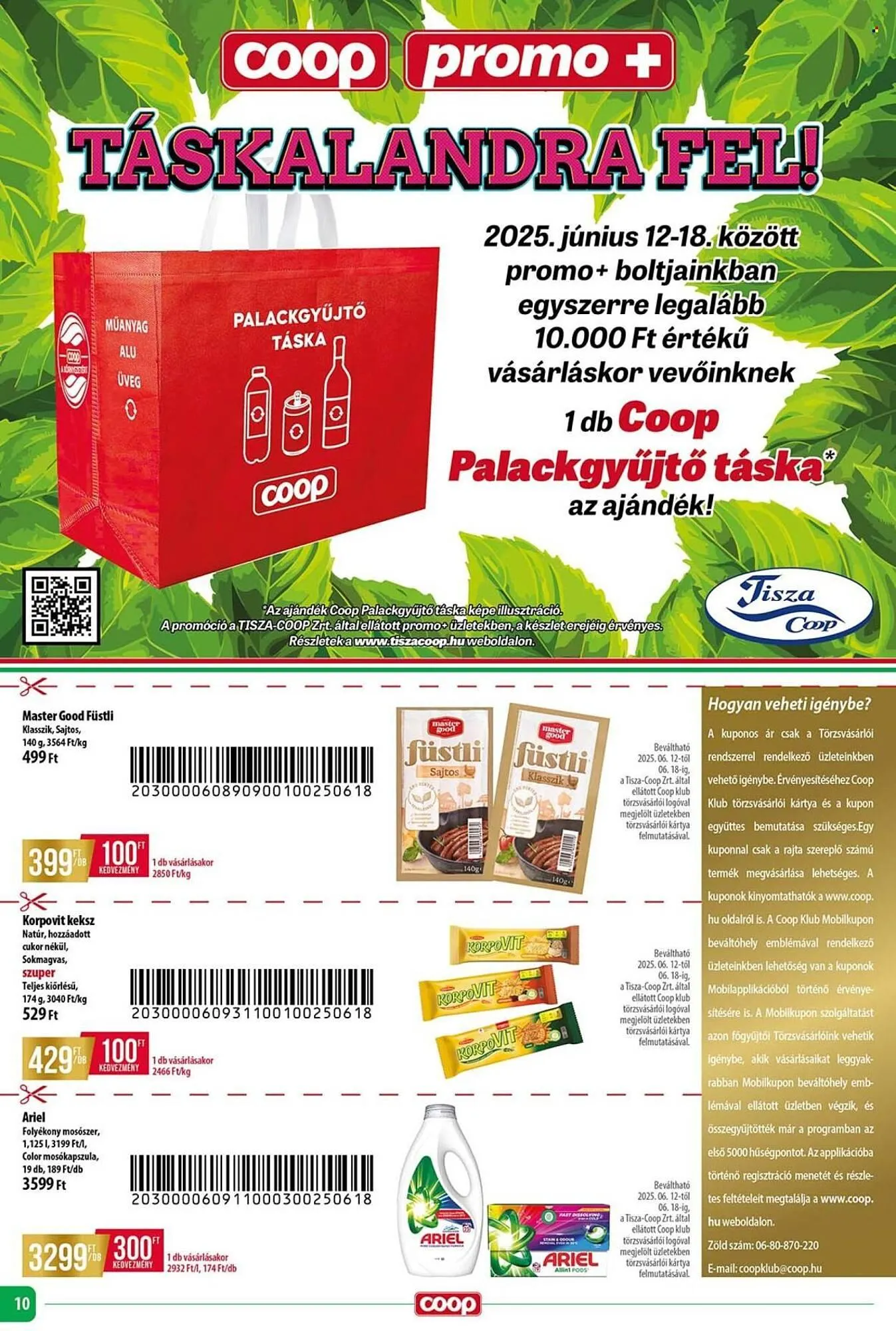 Katalógus Coop akciós újság június 12.-tól június 18.-ig 2025. - Oldal 10