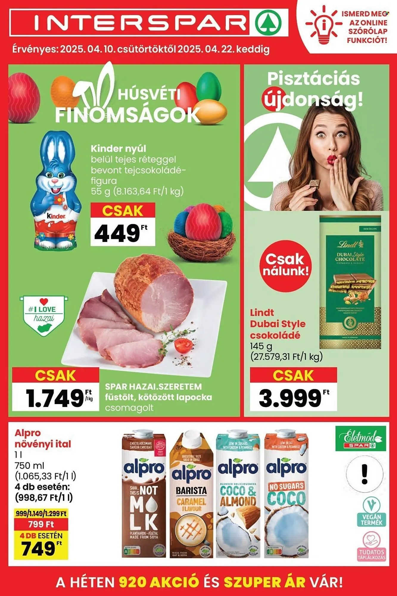 Katalógus Interspar akciós újság április 10.-tól április 16.-ig 2025. - Oldal 1