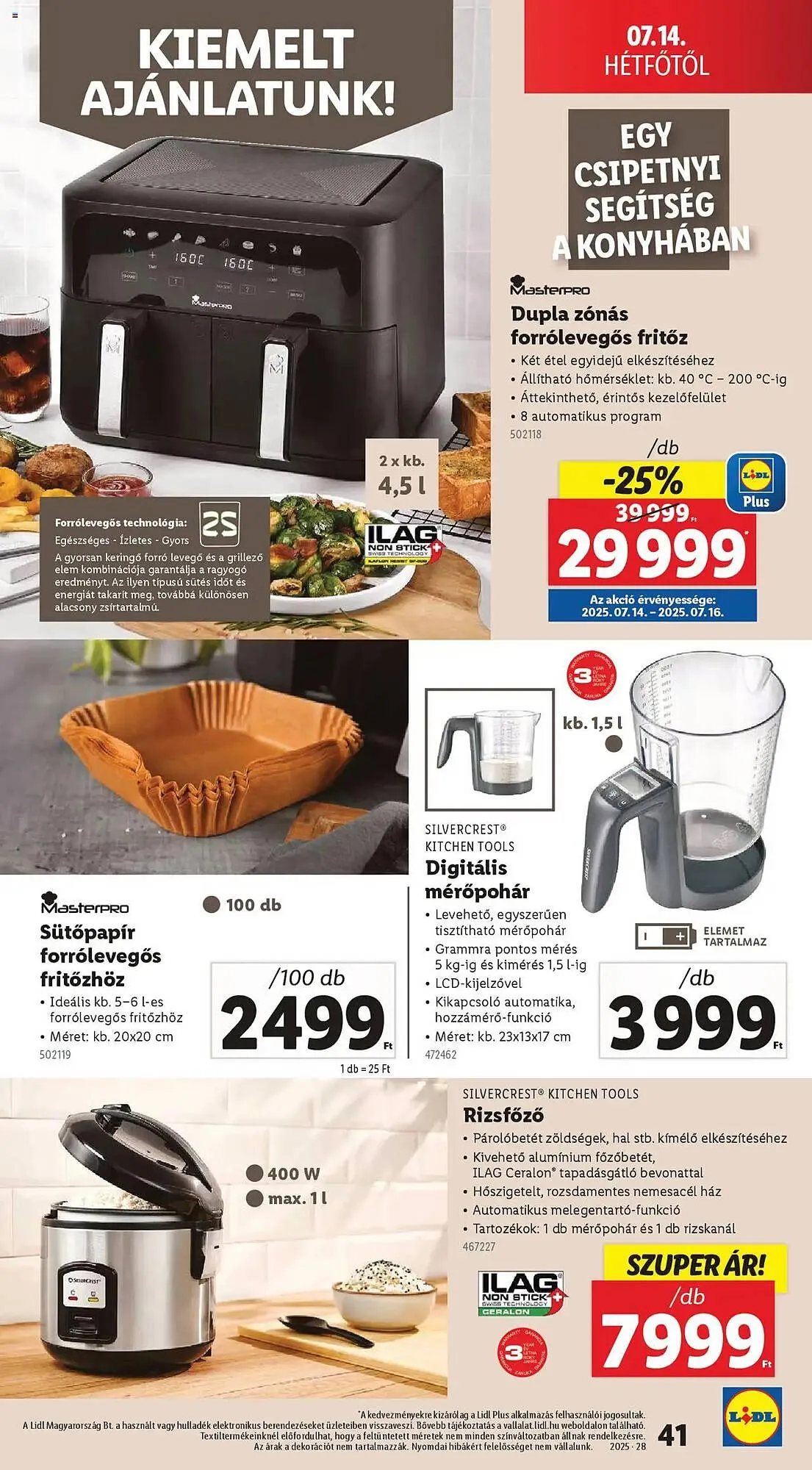 Katalógus Lidl akciós újság július 10.-tól július 16.-ig 2025. - Oldal 41