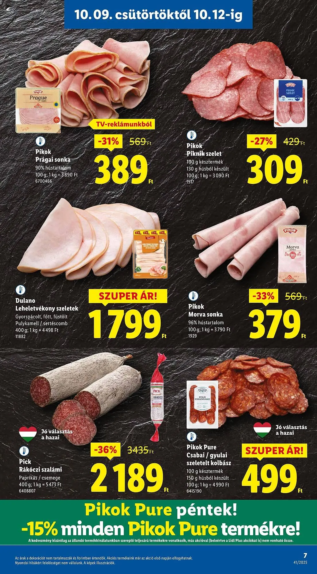 Katalógus Lidl akciós újság október 9.-tól október 15.-ig 2025. - Oldal 7