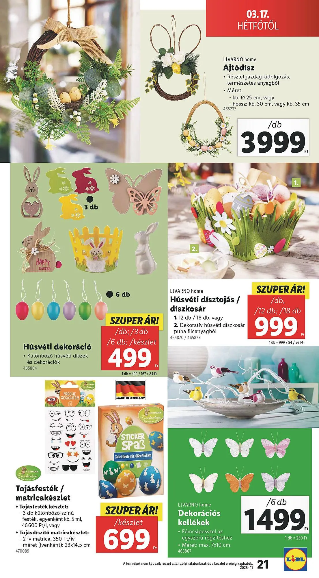 Katalógus Lidl akciós újság március 13.-tól március 19.-ig 2025. - Oldal 21