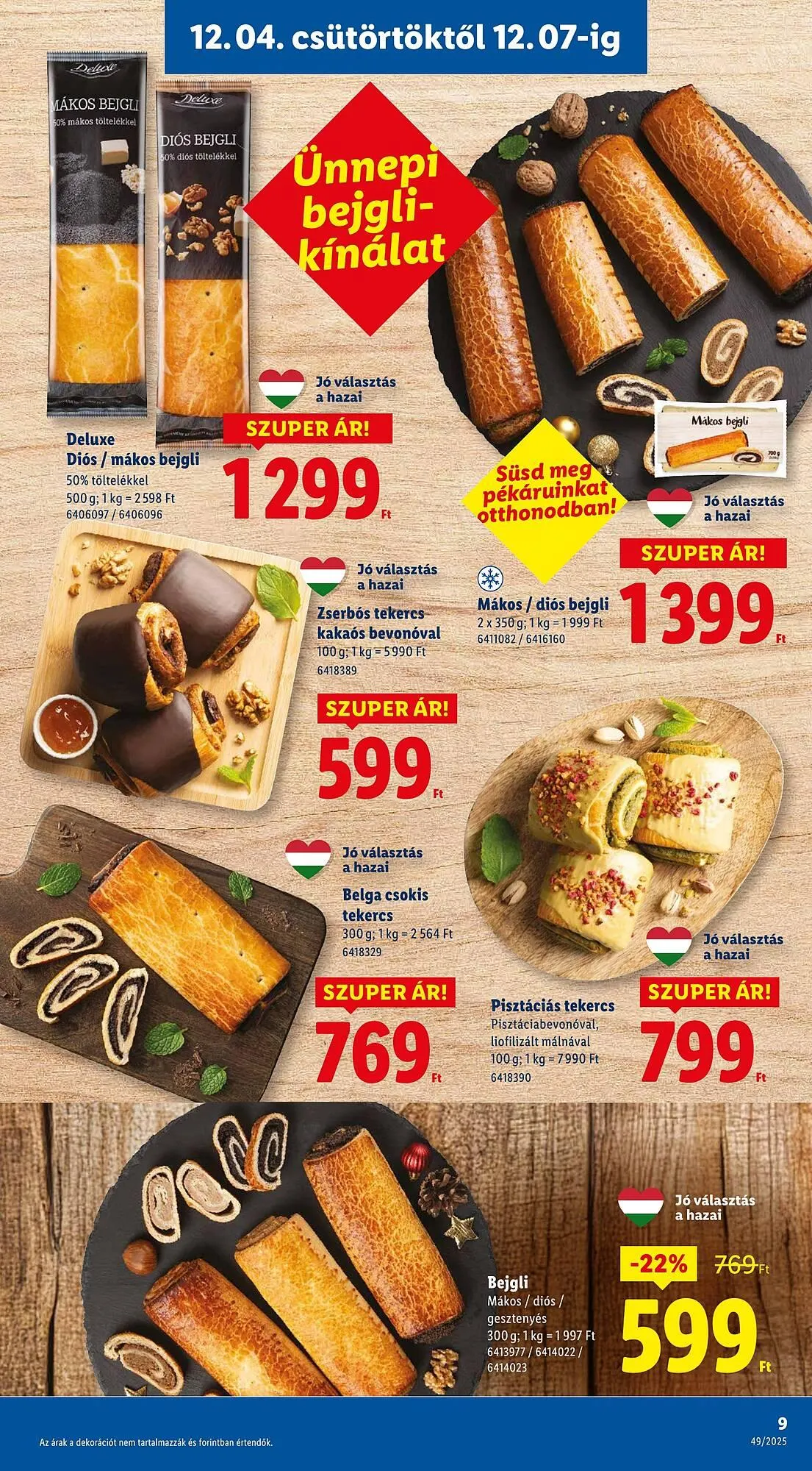 Katalógus Lidl akciós újság december 4.-tól december 10.-ig 2025. - Oldal 9