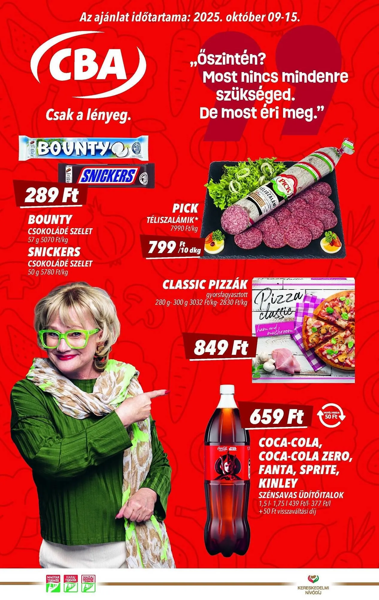 CBA akciós újság - 1