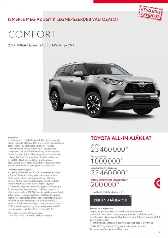 Katalógus Toyota Highlander december 21.-tól december 21.-ig 2025. - Oldal 3