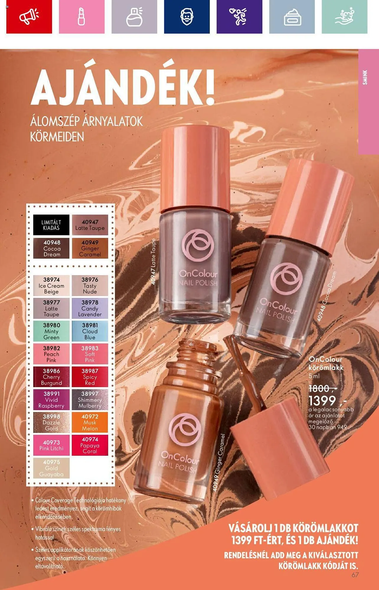 Katalógus Oriflame akciós újság szeptember 20.-tól október 10.-ig 2023. - Oldal 67