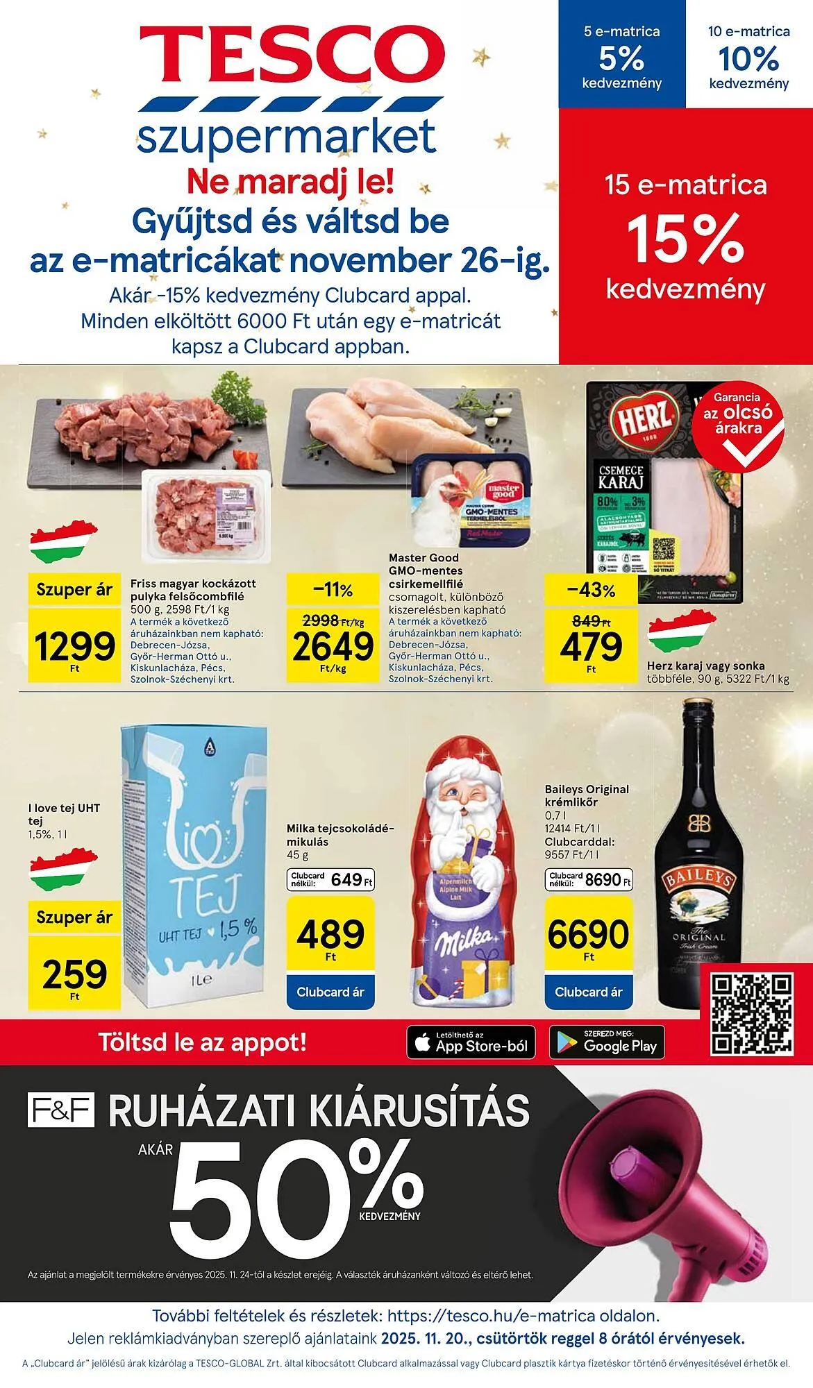 Tesco akciós újság - 1